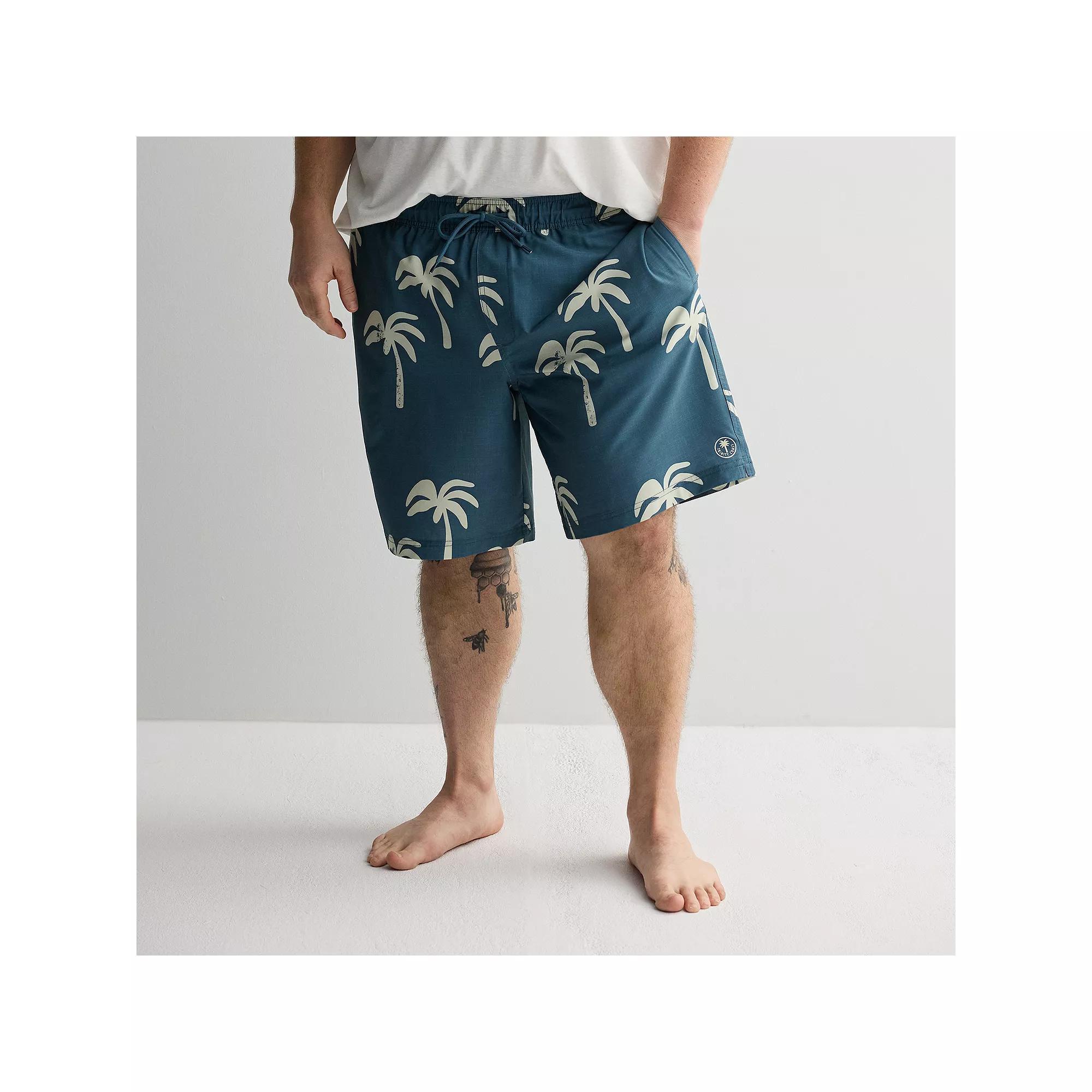 Big & Tall Trinity Coast Palm Tree Silhouettes Swim Trunks, Mens Product Image