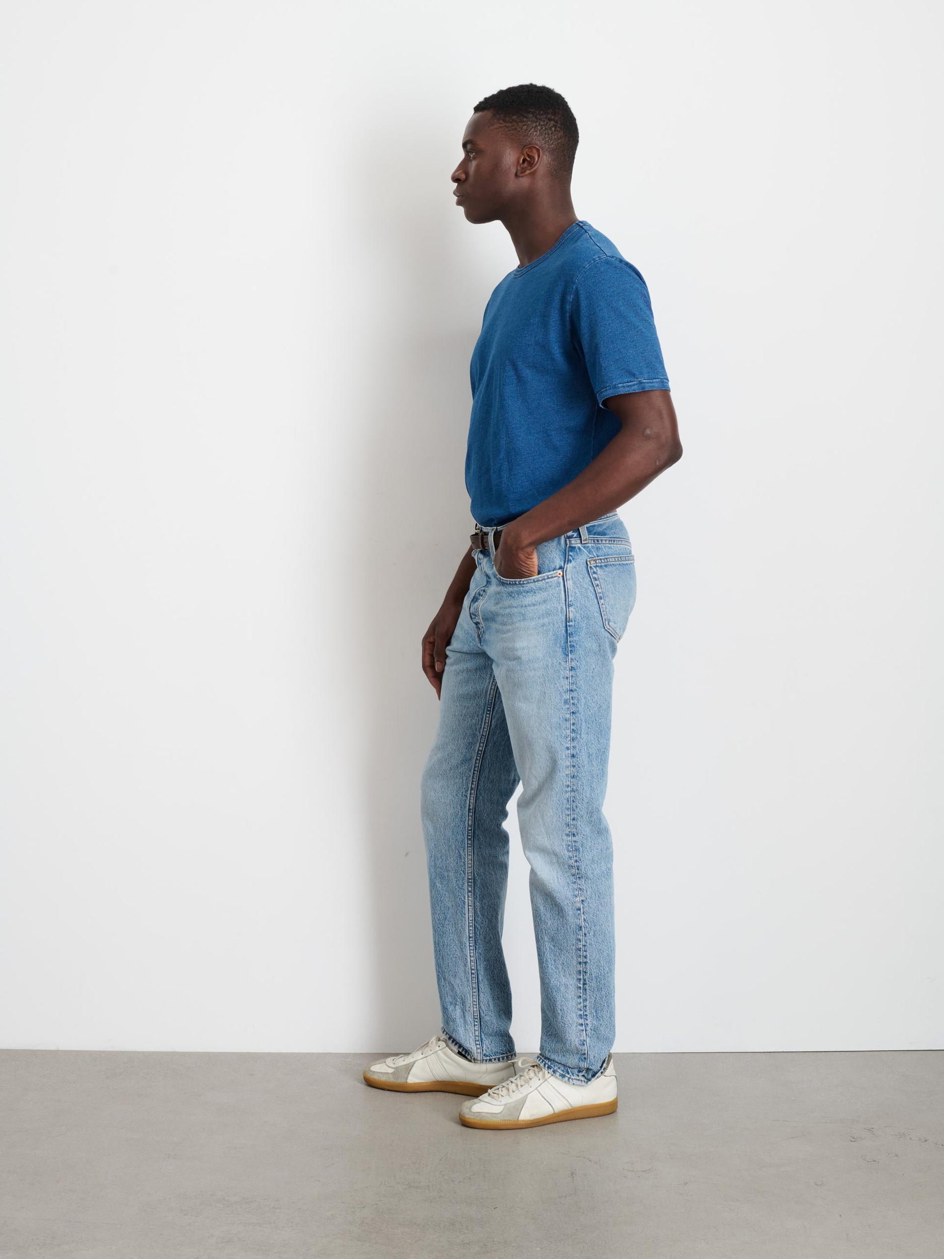 Standard T-Shirt in Indigo Slub Cotton Product Image