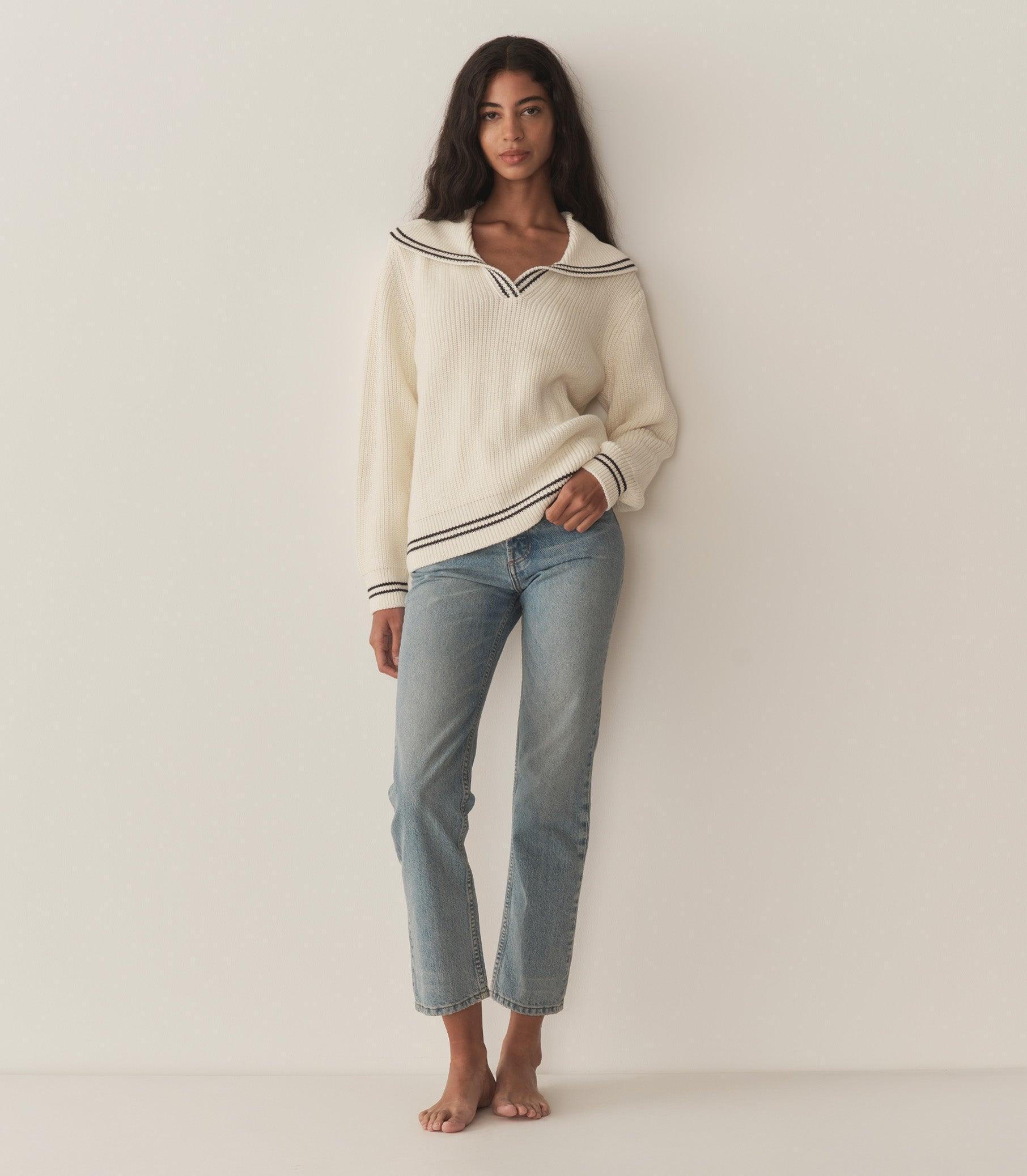 VOYAGE SWEATER -- IVORY Product Image