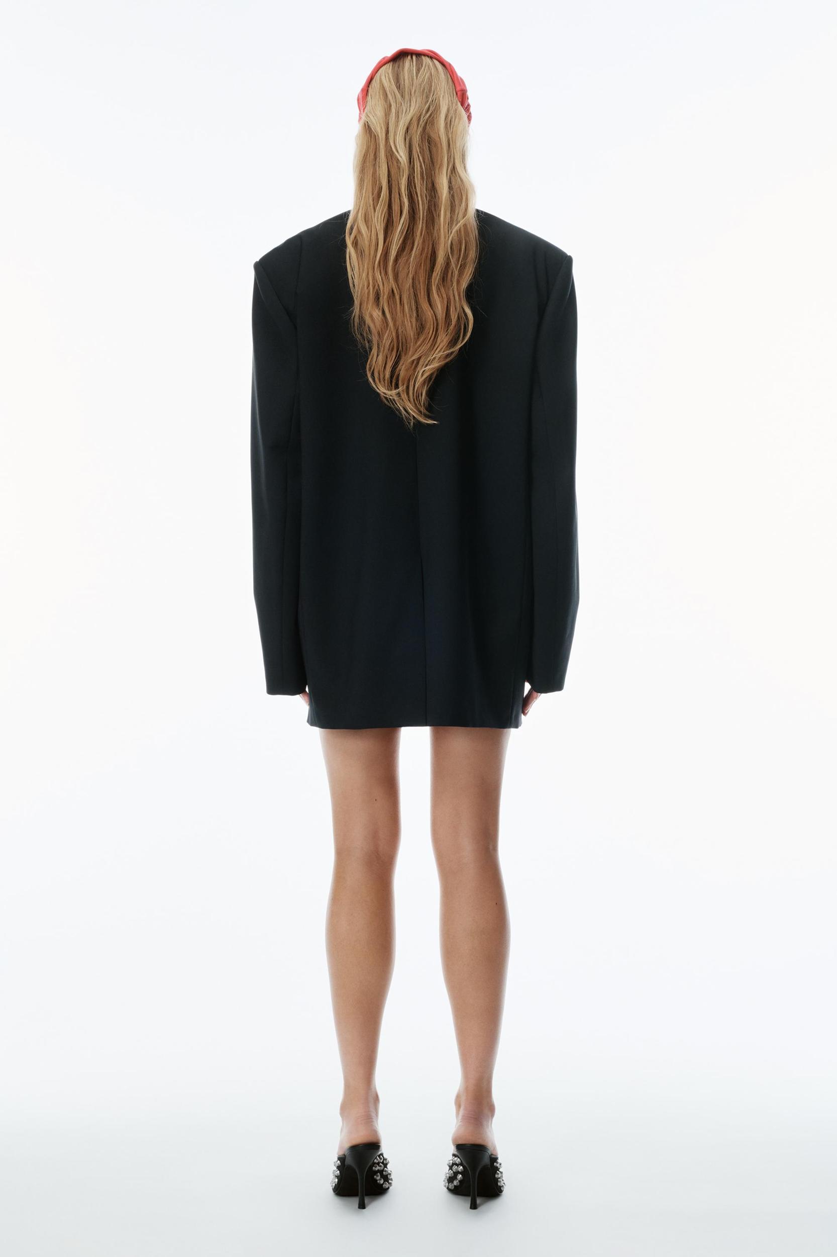 Oversized Logo-embroidered Blazer Product Image
