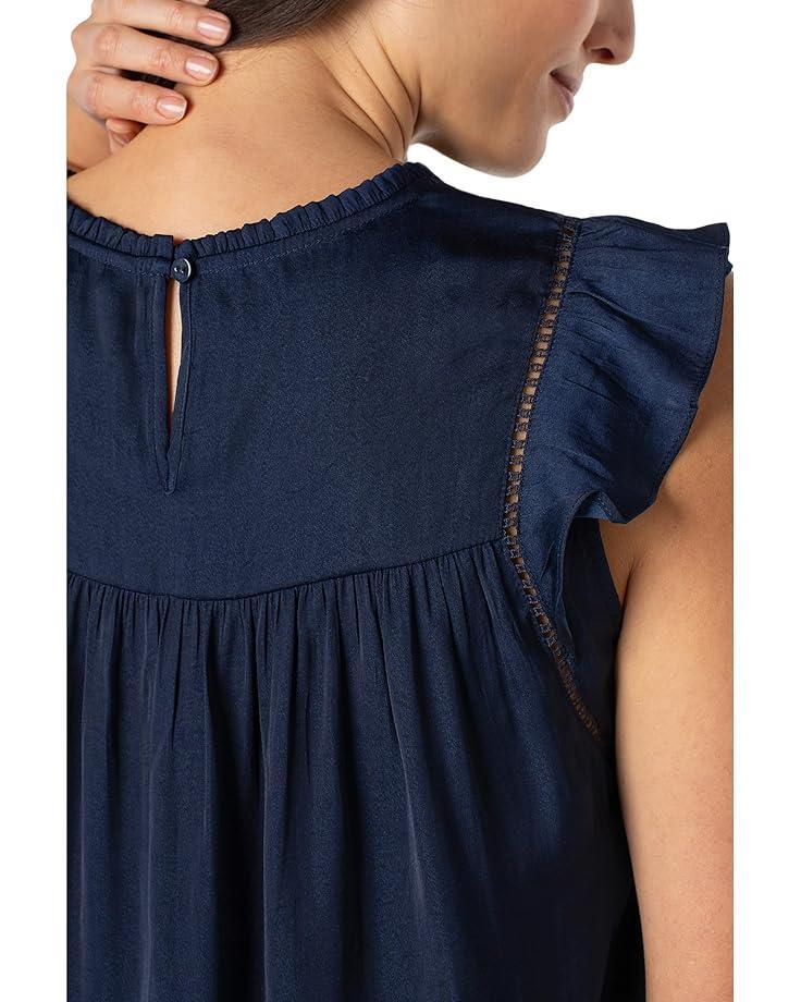 Sleeveless Crew Neck Knit Top Product Image