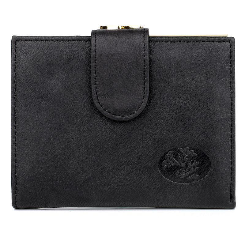 Julia Buxton Heiress RFID-Blocking Double Cardex Leather Wallet Product Image