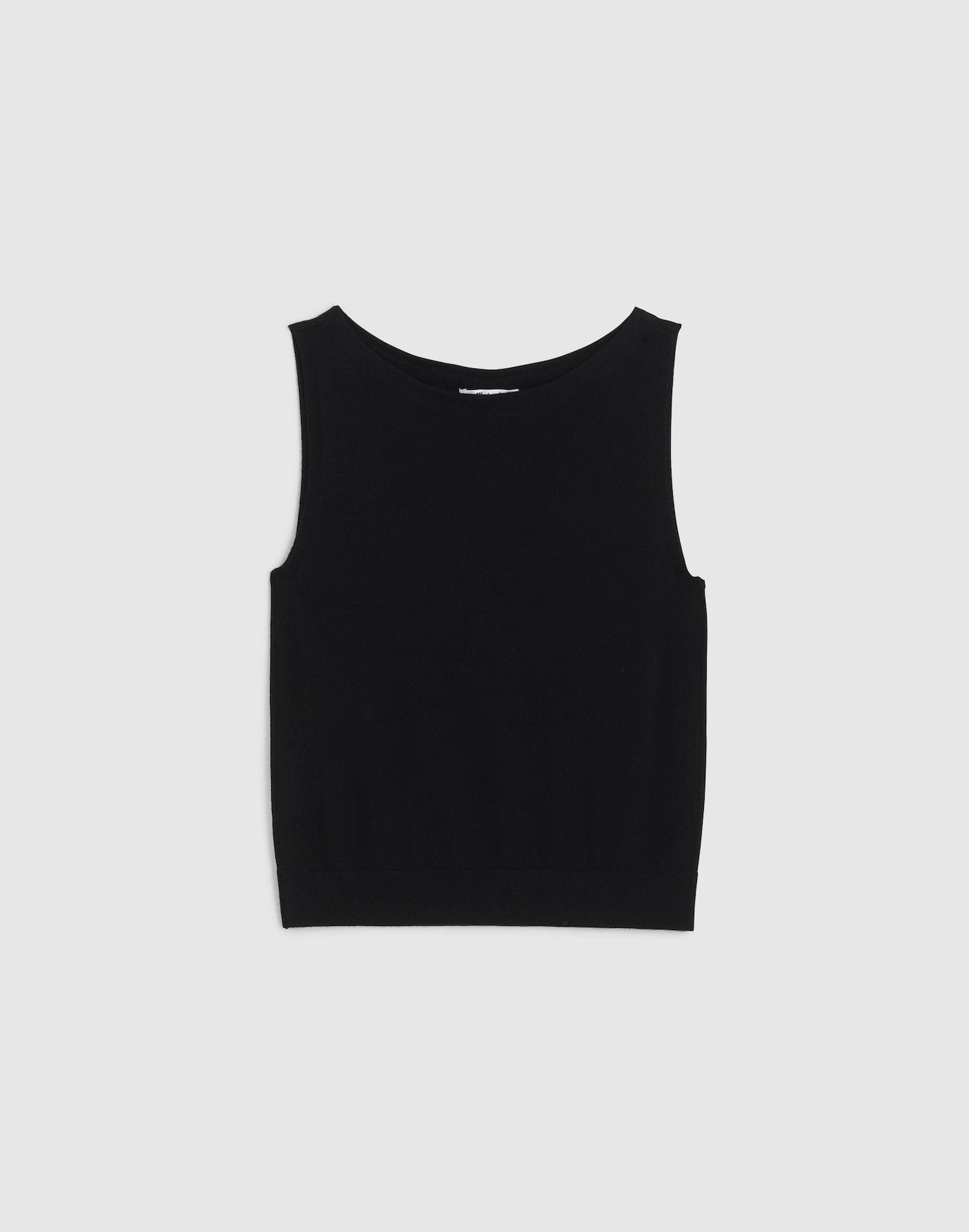 Ribbed Crewneck Vest Tank Product Image