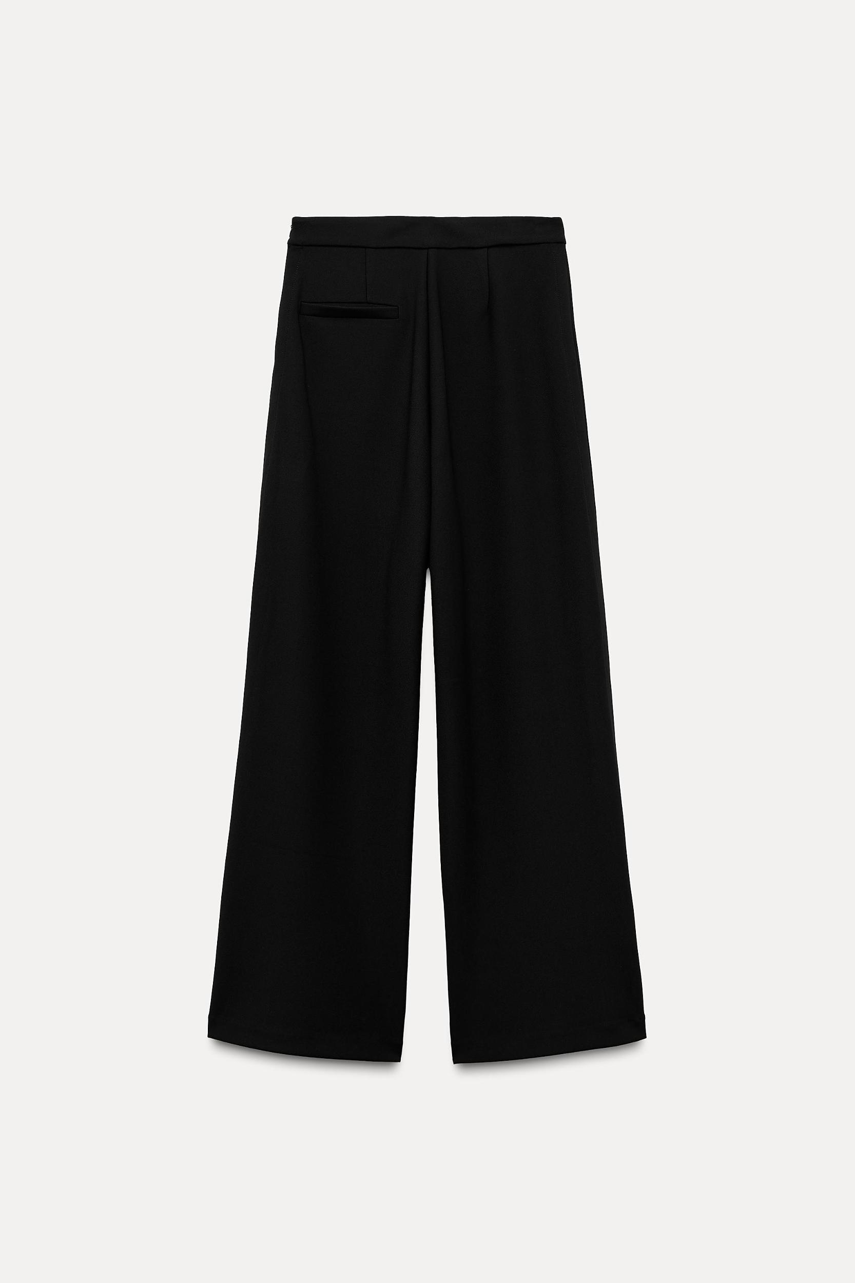 WIDE LEG CREPE PANTS Product Image