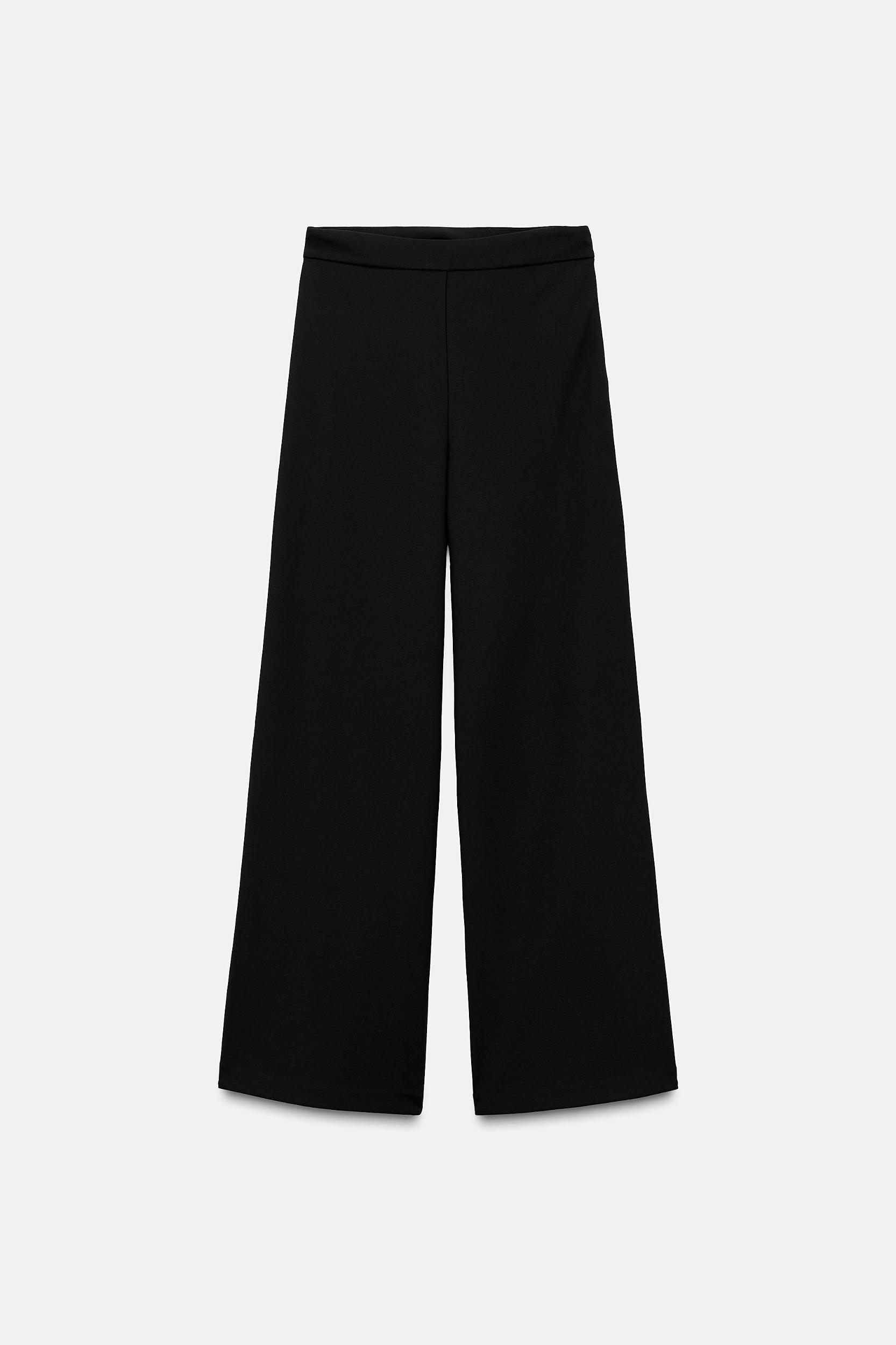 WIDE LEG CREPE PANTS Product Image