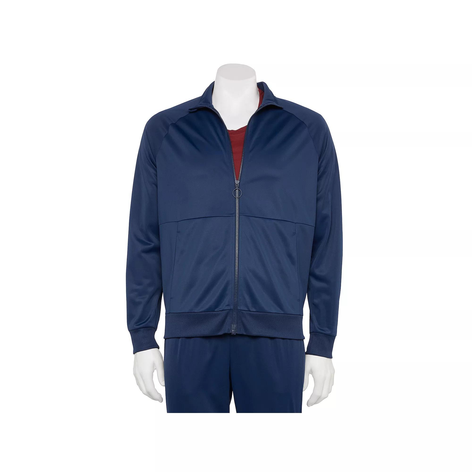 Men's Tek Gear® Adaptive Tricot Jacket, Size: XXL, Hawk Gray Product Image
