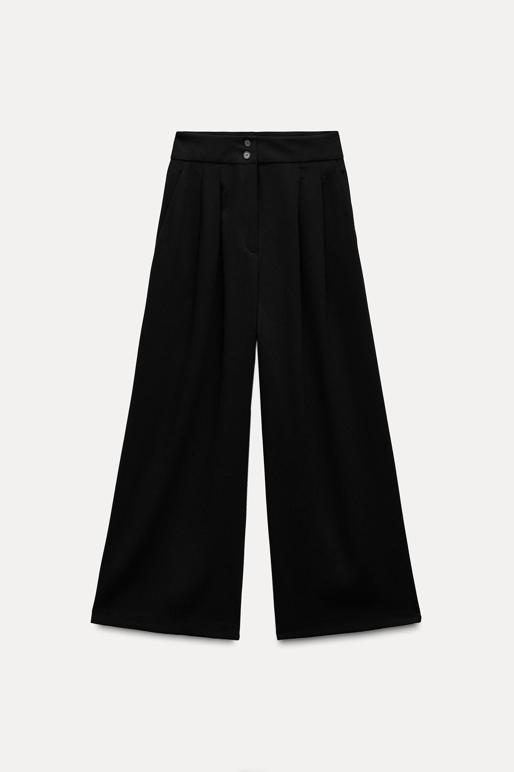 PLEATED ANKLE LENGTH PANTS ZW COLLECTION Product Image