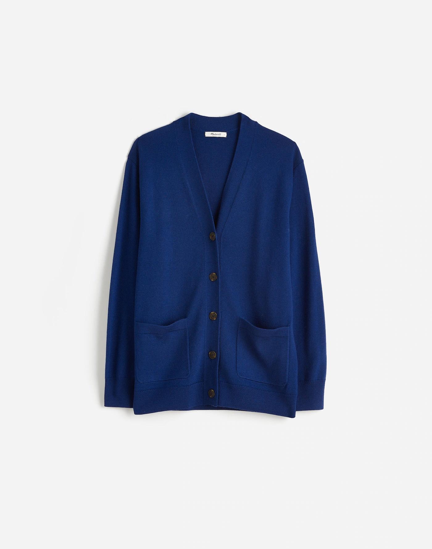 Merino Wool Boyfriend Cardigan Product Image