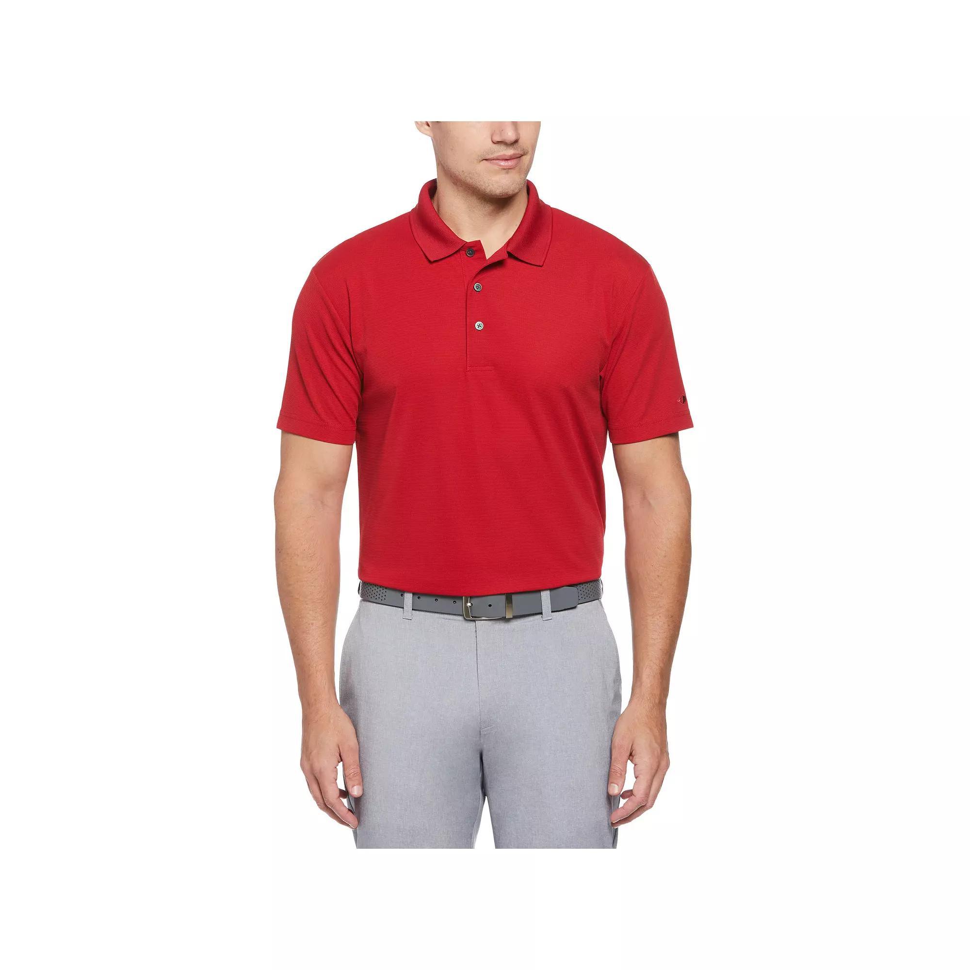 Men's Grand Slam Classic-Fit Solid Golf Polo, Size: Medium, Red Pepper Product Image