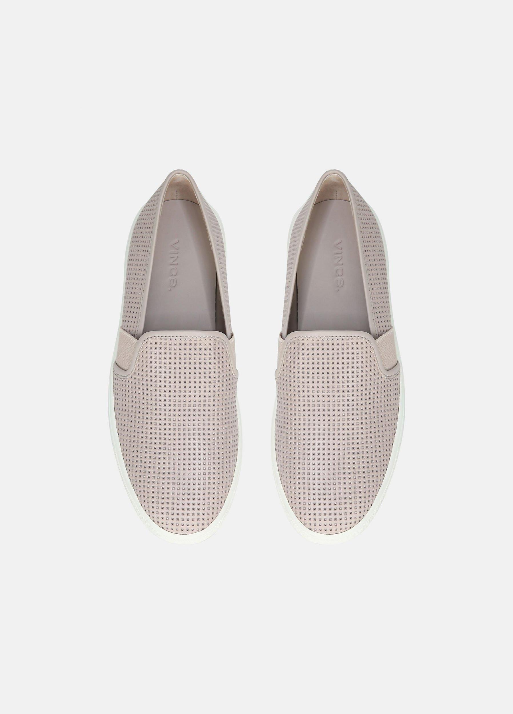 Womens Perforated Leather Blair Sneaker, Marble, Size 5.5 Vince Product Image