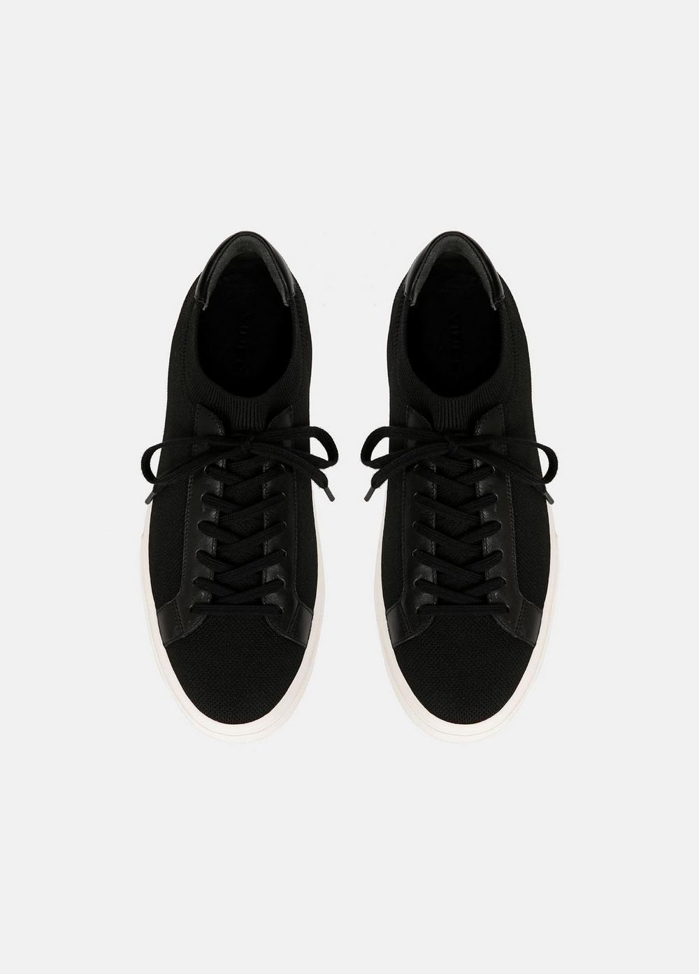 Mens Fulton Knit Sneaker, Black, Size 8.5 Vince Product Image