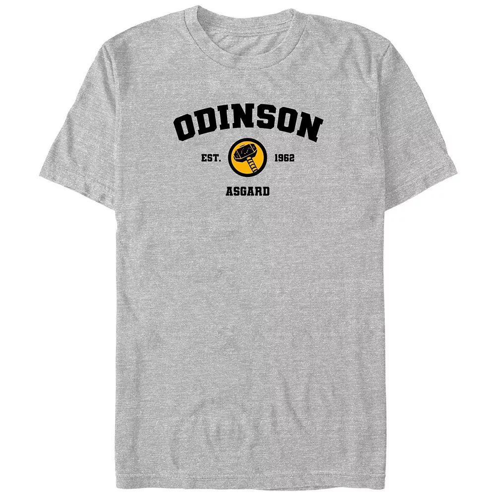 Big & Tall Marvel Thor Odinson Est. 1962 Graphic Tee, Men's, Size: 3XB, Athletic Grey Product Image