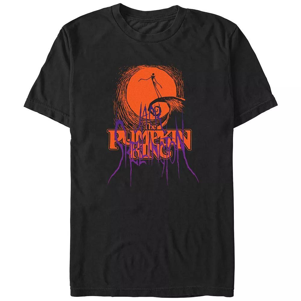 Men's Star Wars The Mandalorian Carved Pumpkins Graphic Tee, Size: Large, Black Product Image