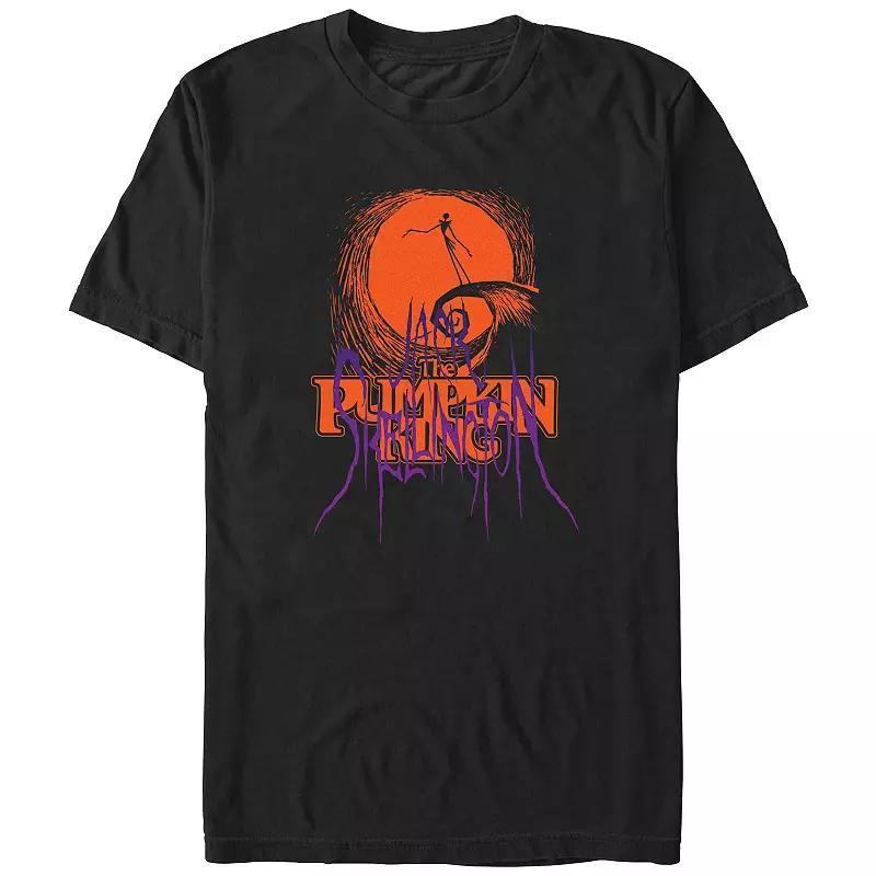 Men's Star Wars The Mandalorian Carved Pumpkins Graphic Tee, Size: Large, Black Product Image