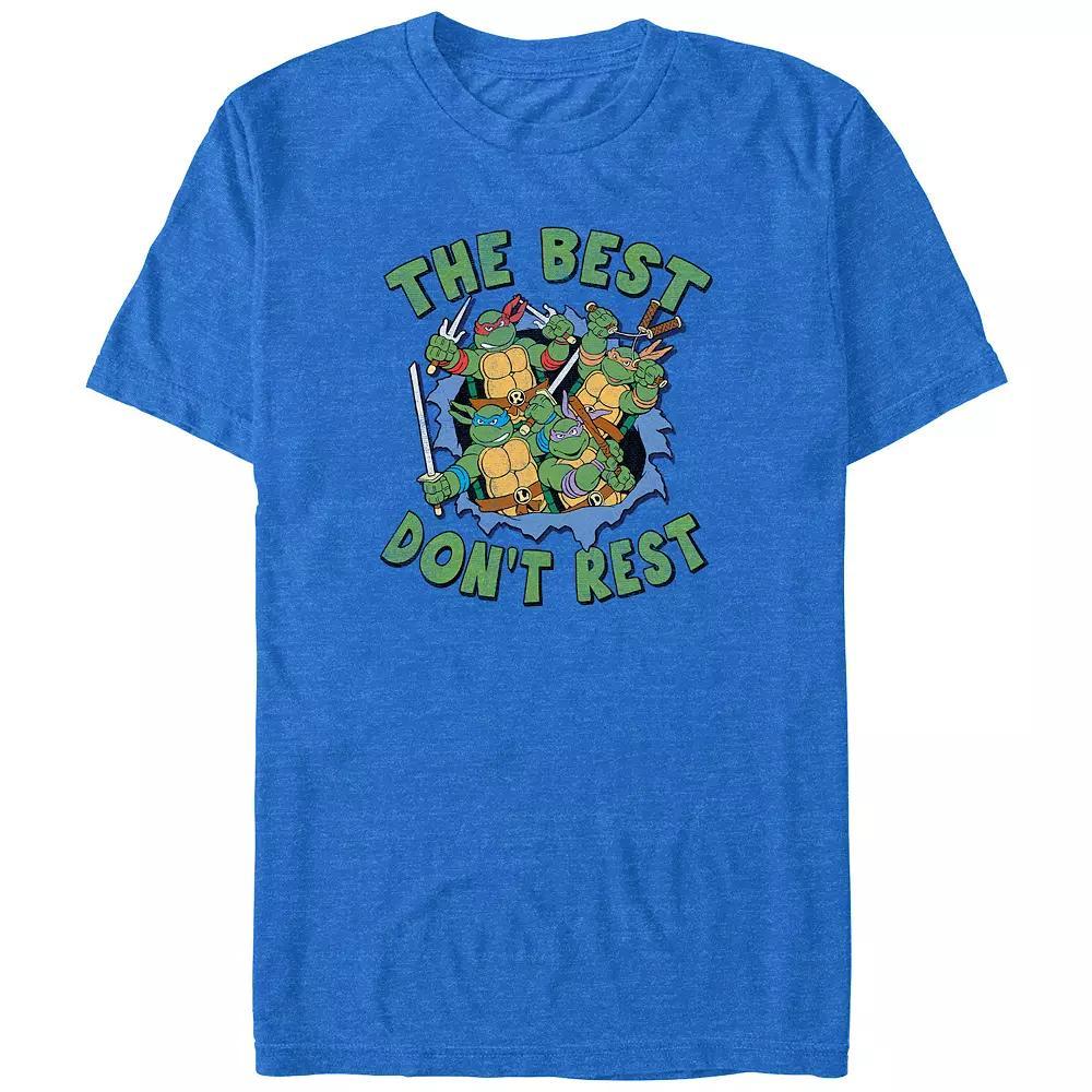 Big & Tall Teenage Mutant Ninja Turtles The Best Don't Rest Graphic Tee, Men's, Size: 3XL, Royal Grey Product Image
