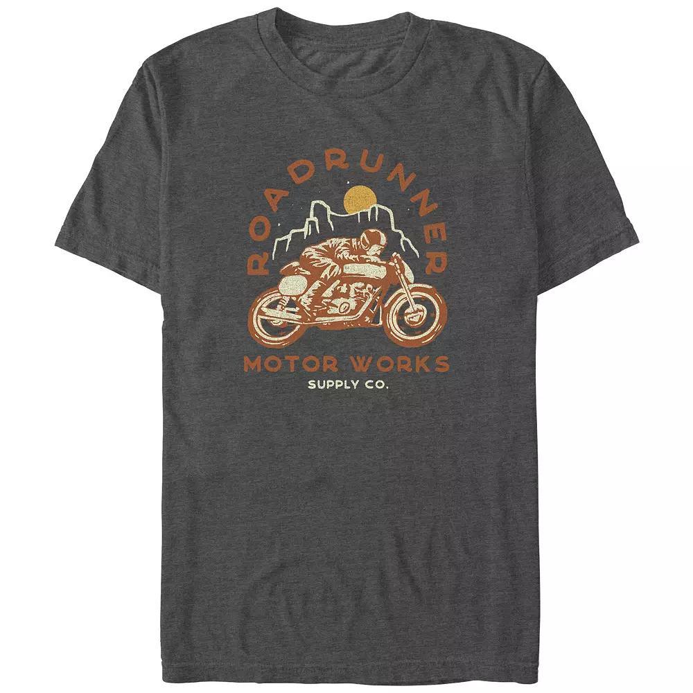 Big & Tall Roadrunner Motor Works Graphic Tee, Men's, Size: Large Tall, Grey Heather Product Image