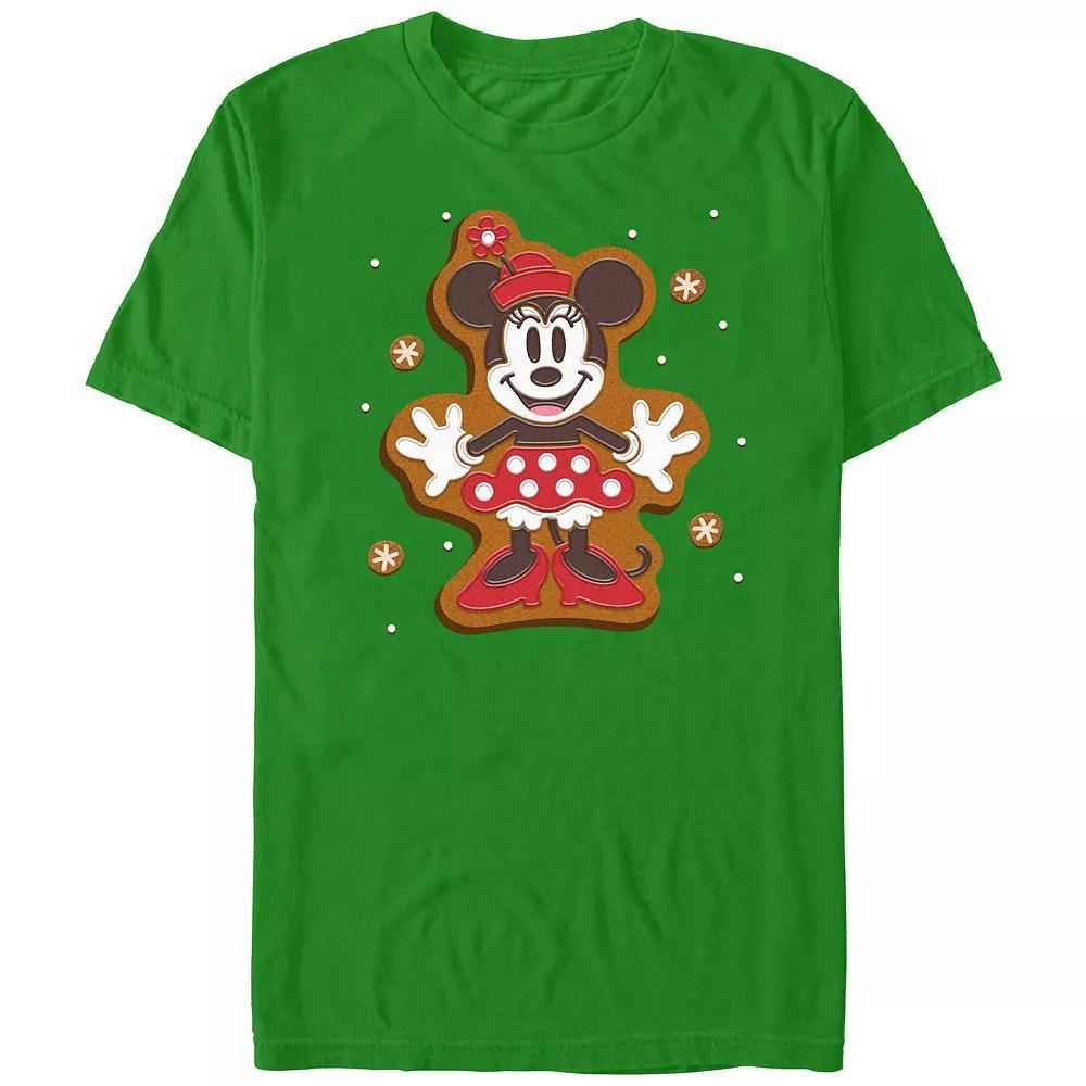 Disneys Minnie Mouse Gingerbread Cookie Mens Graphic Tee Product Image
