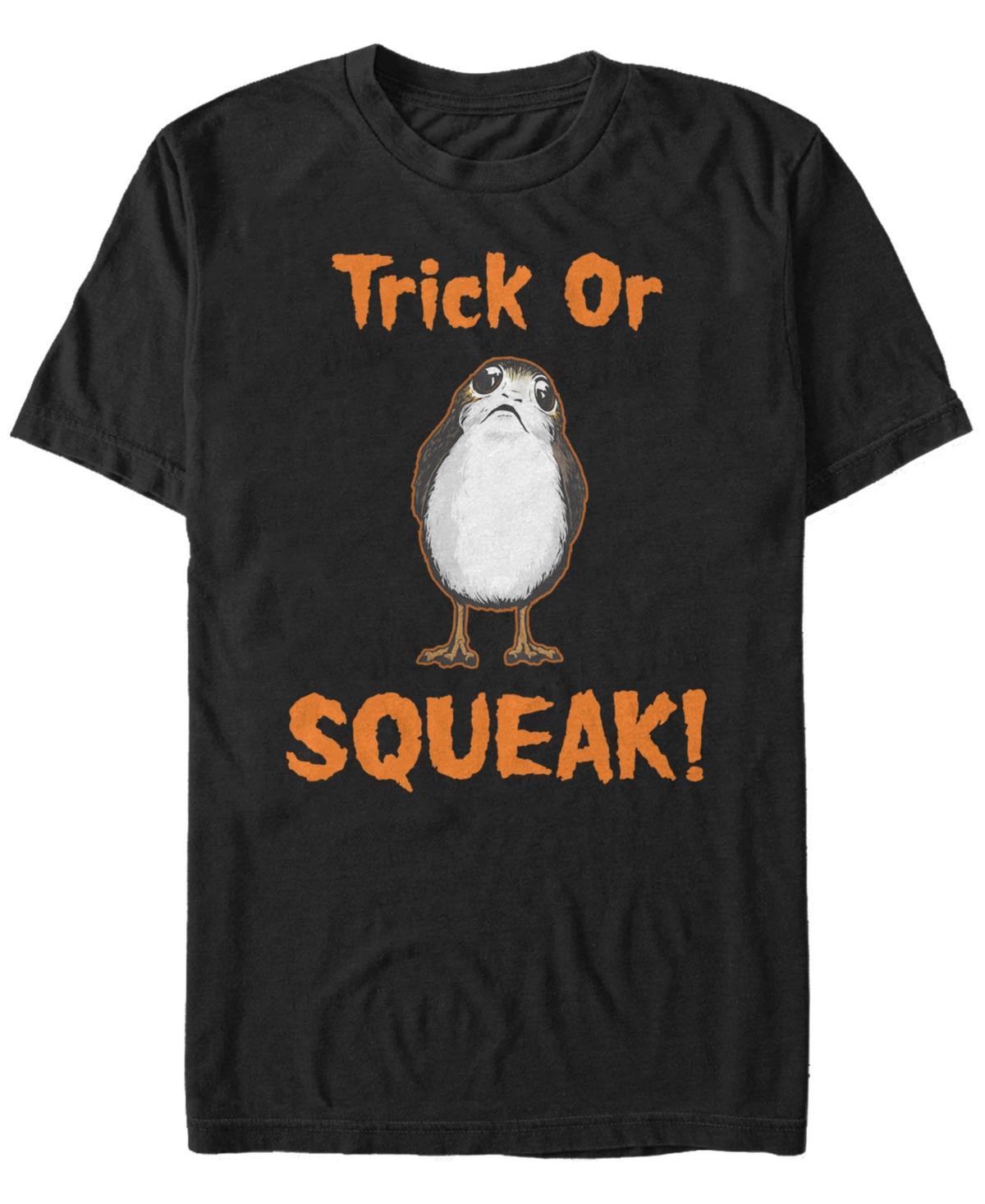Men's Star Wars Trick Or Squeak Porg Tee, Size: Large, Black Product Image