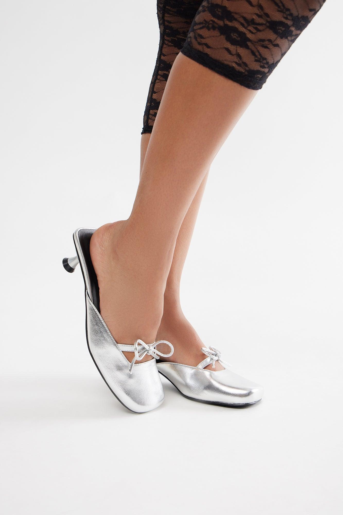Jemma Pumps - Silver Product Image