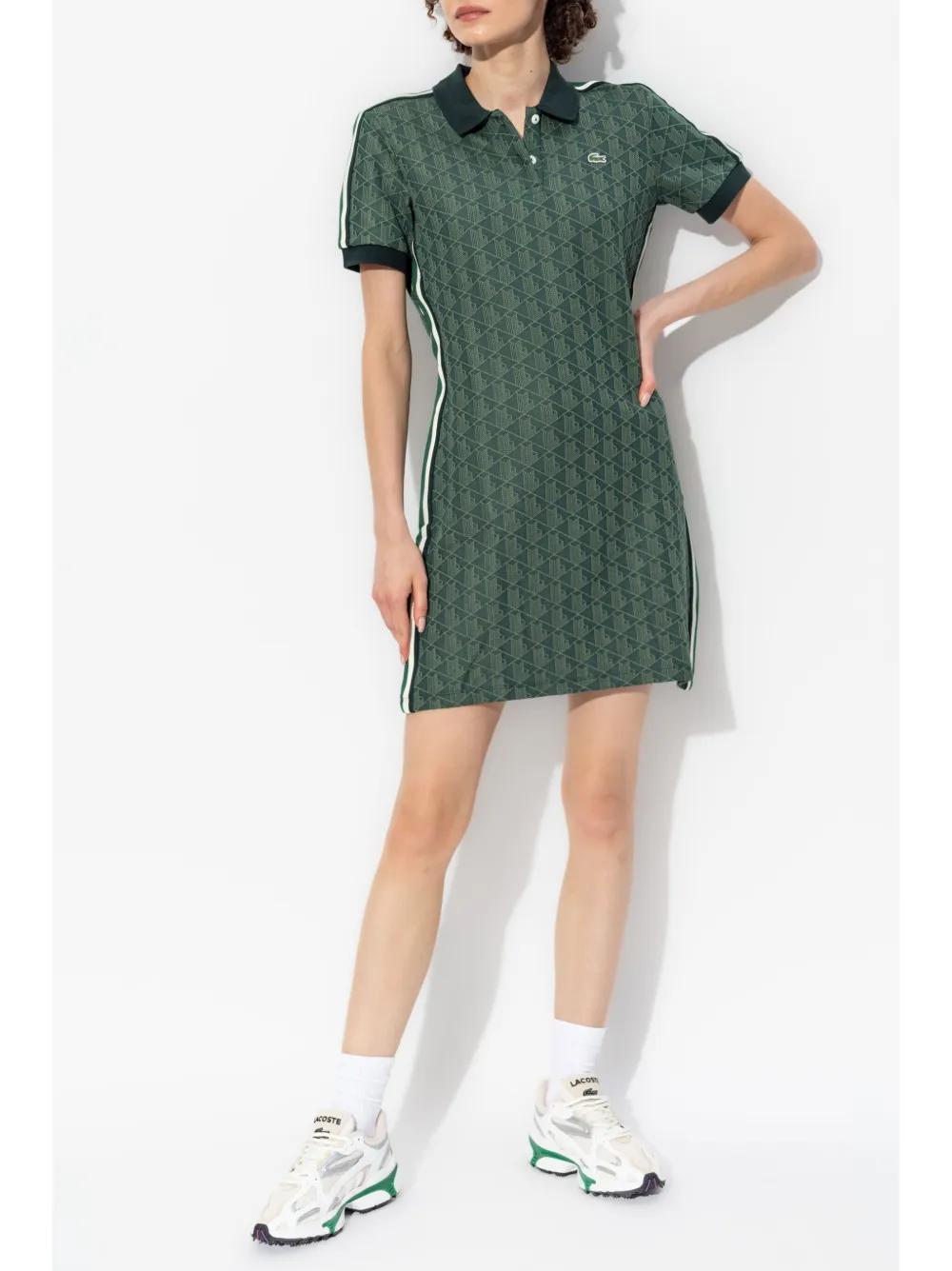 monogram-jacquard polo dress Product Image
