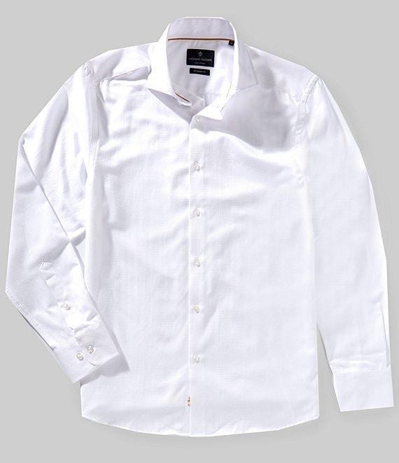 Visconti Big & Tall Textured Long Sleeve Woven Shirt Product Image