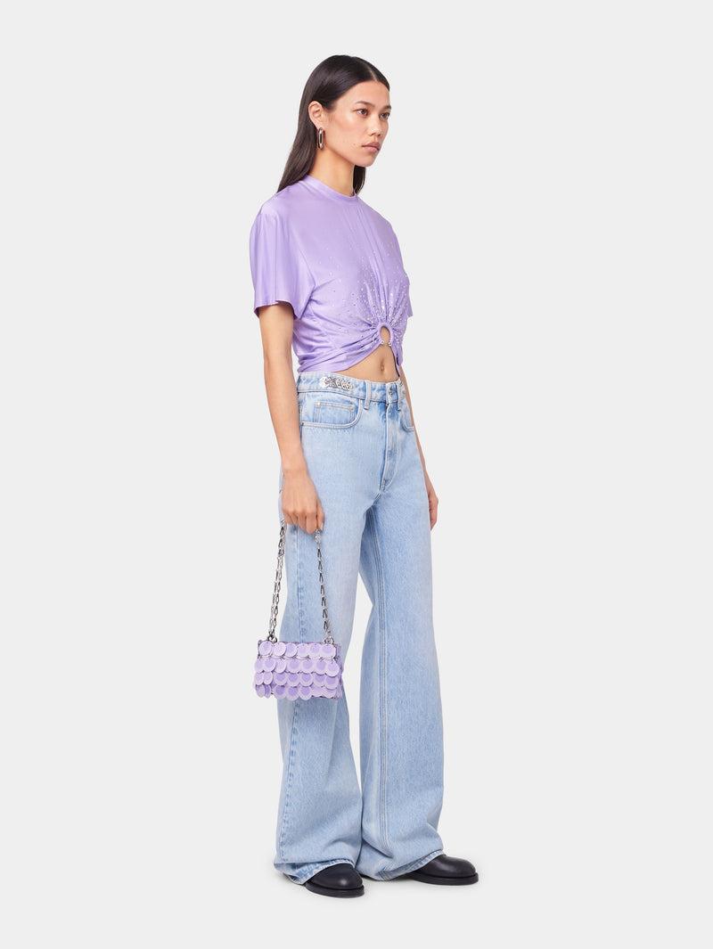 LAVENDER PIERCING TEE-SHIRT IN JERSEY Product Image
