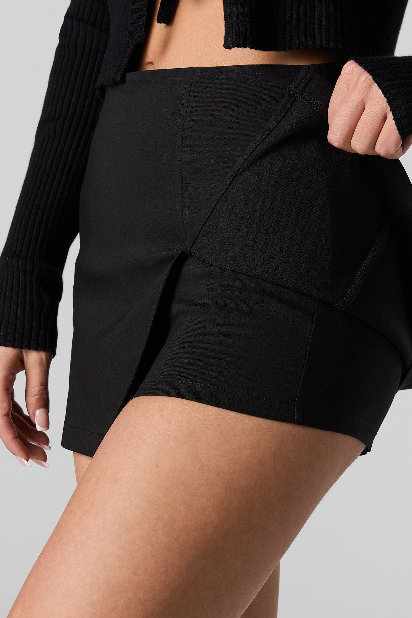 Slit Mini Skort Female Product Image