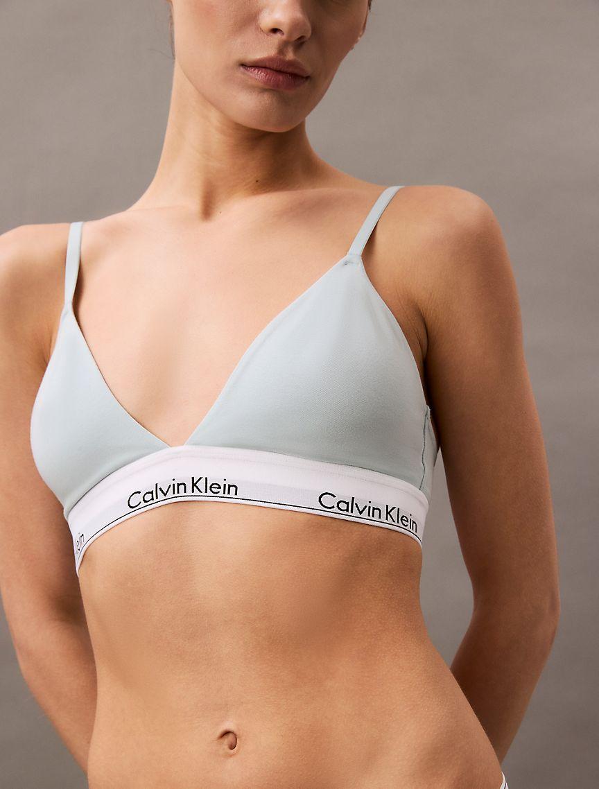 Icon Cotton Modal Lightly Lined Triangle Bralette Product Image