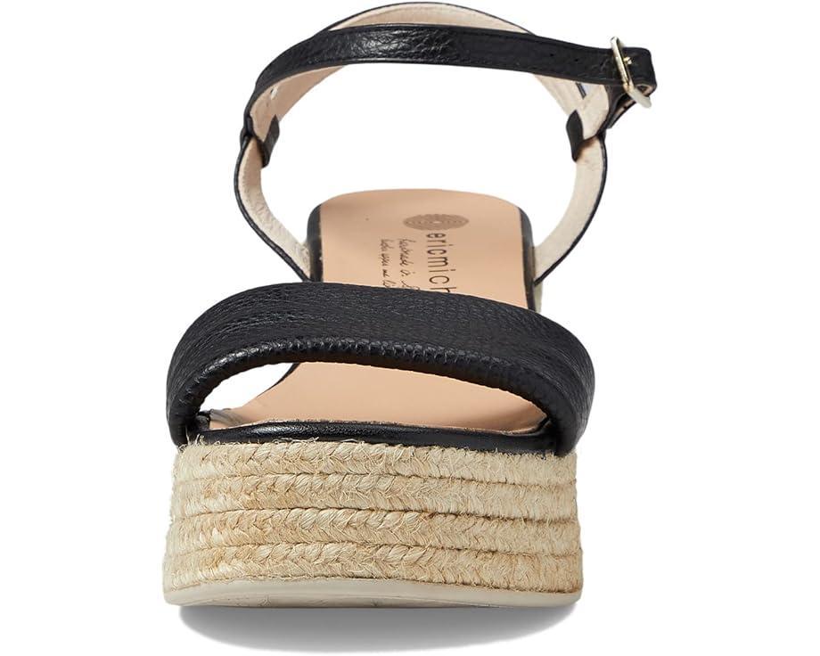 Platfforms Leather/Cork Heeled Ankle-Strap Sandals Product Image