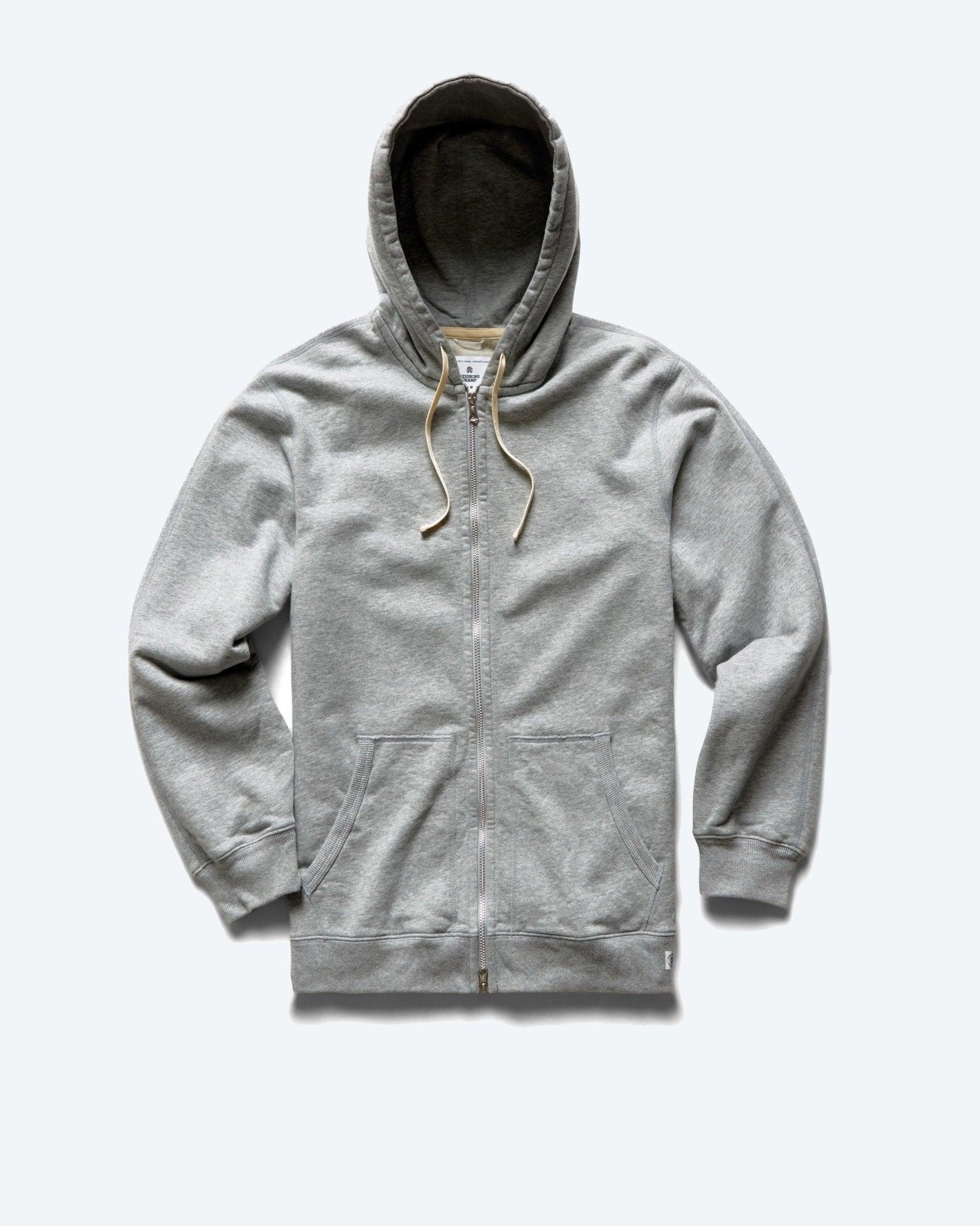 Midweight Terry Classic Full Zip Hoodie - Vault Male Product Image