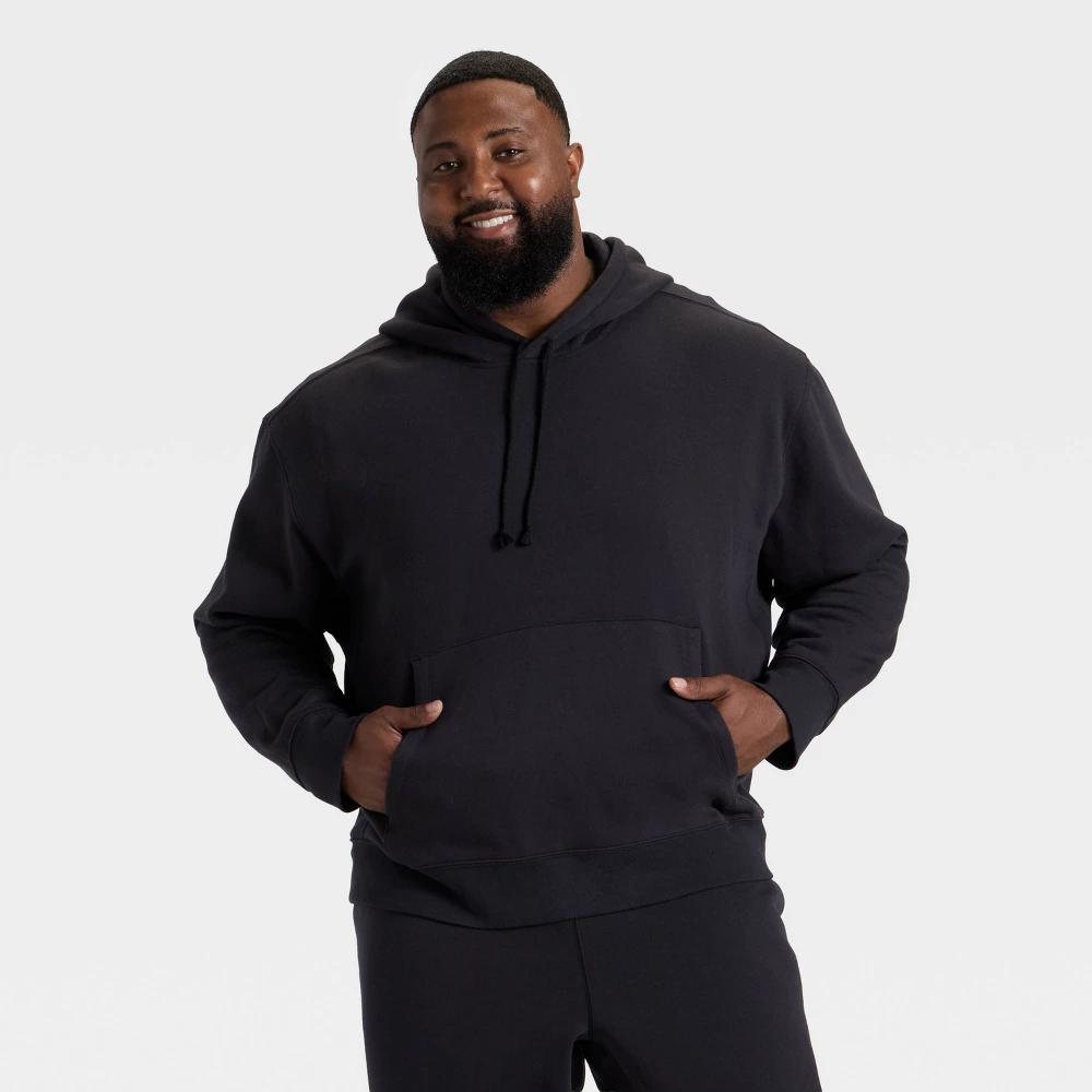Men's Big Active Comfort Cotton Fleece Hoodie - All In Motion™ Product Image