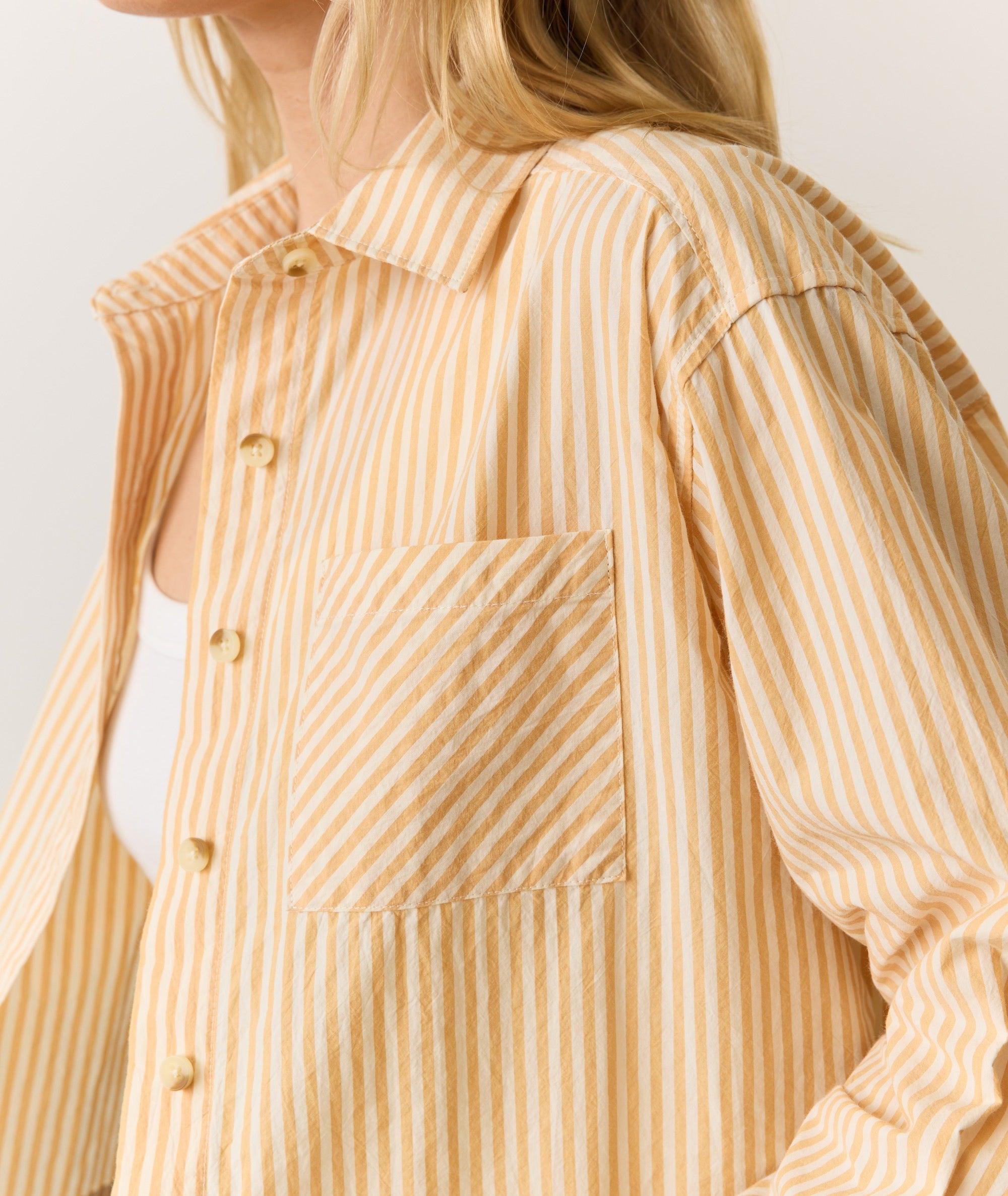 Gracey Oversized Shirt in Cali Poplin Product Image