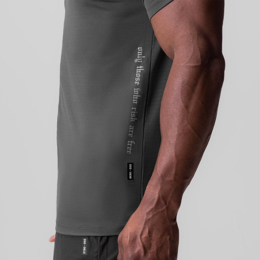0839. 3D-Lite® 2.0 Fitted Tee - Space Grey "OTWR" Product Image
