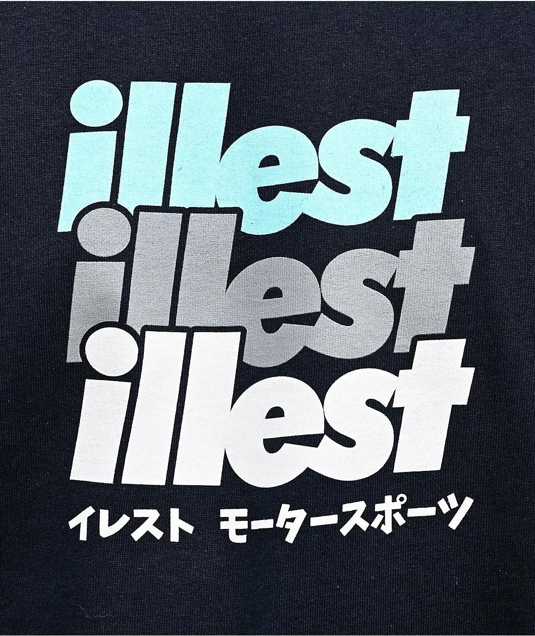 Illest 3X Navy T-Shirt Product Image