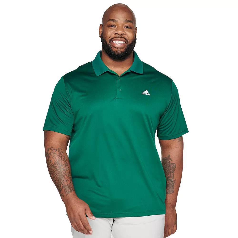 Big & Tall adidas Primegreen Performance Golf Polo, Men's, Size: 3XL Tall, Collegiate Green Product Image