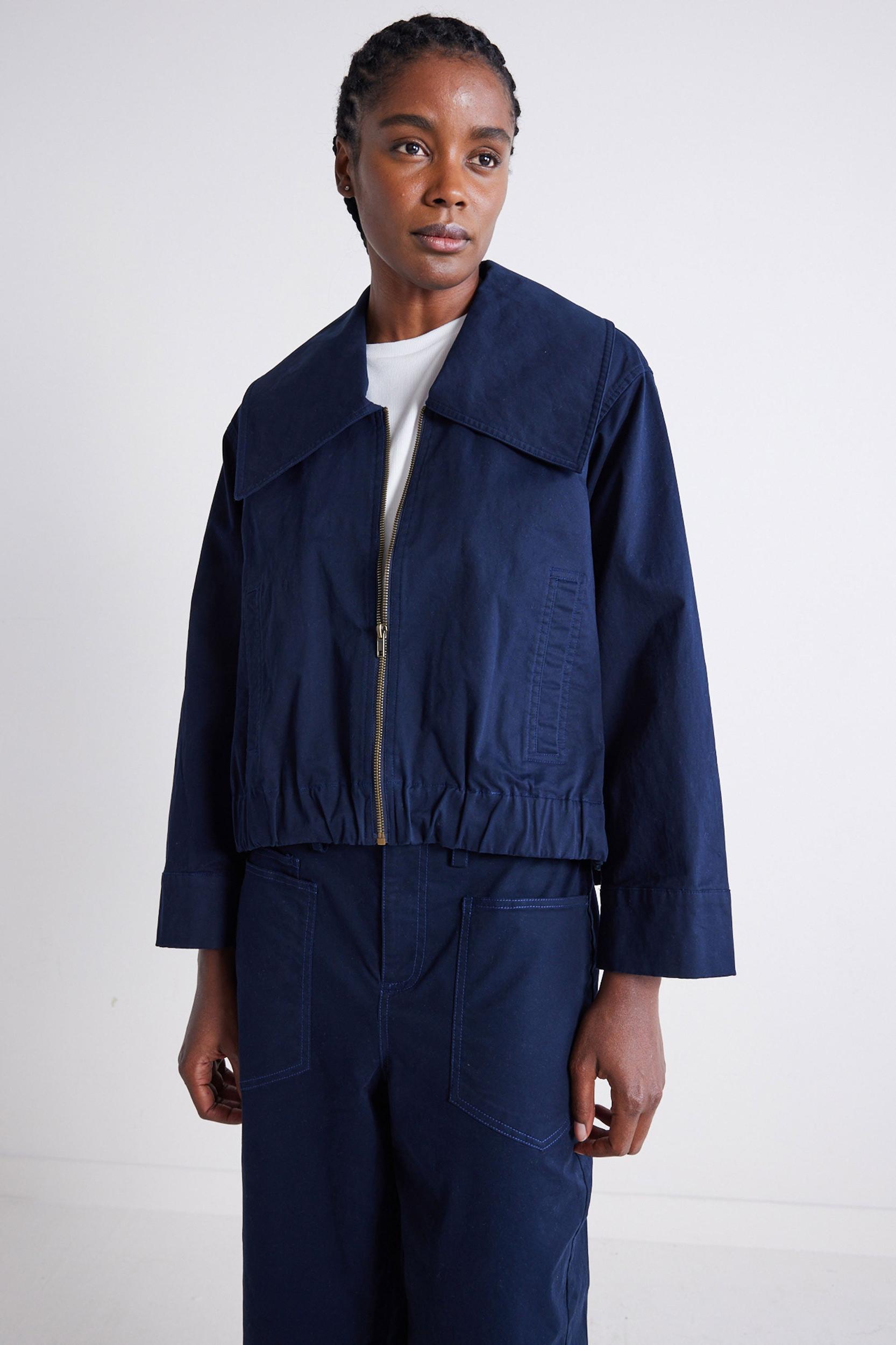 Bite the Bullet Cropped Cargo Twill Jacket Product Image