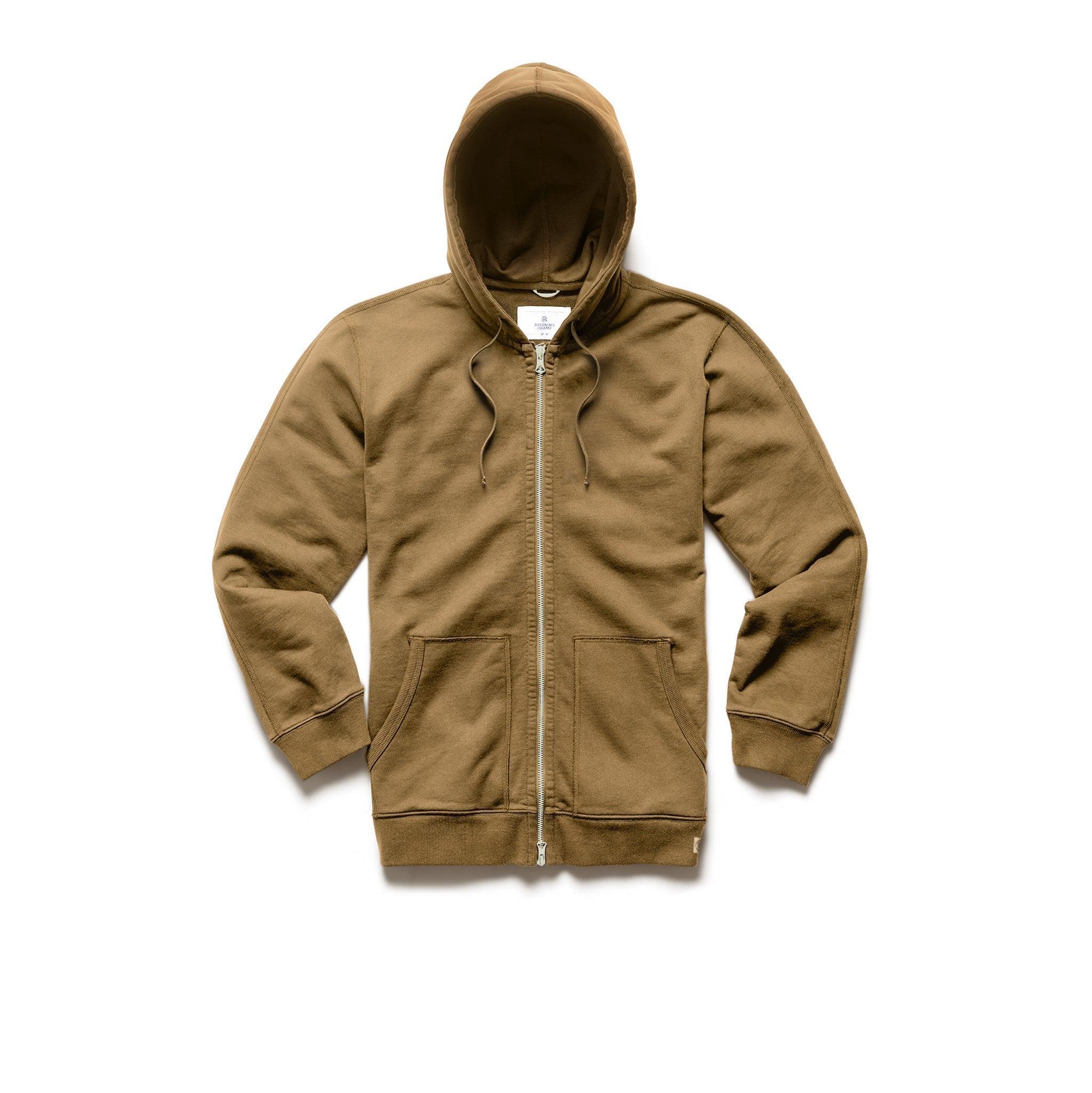 Midweight Terry Classic Full Zip Hoodie - Vault Male Product Image