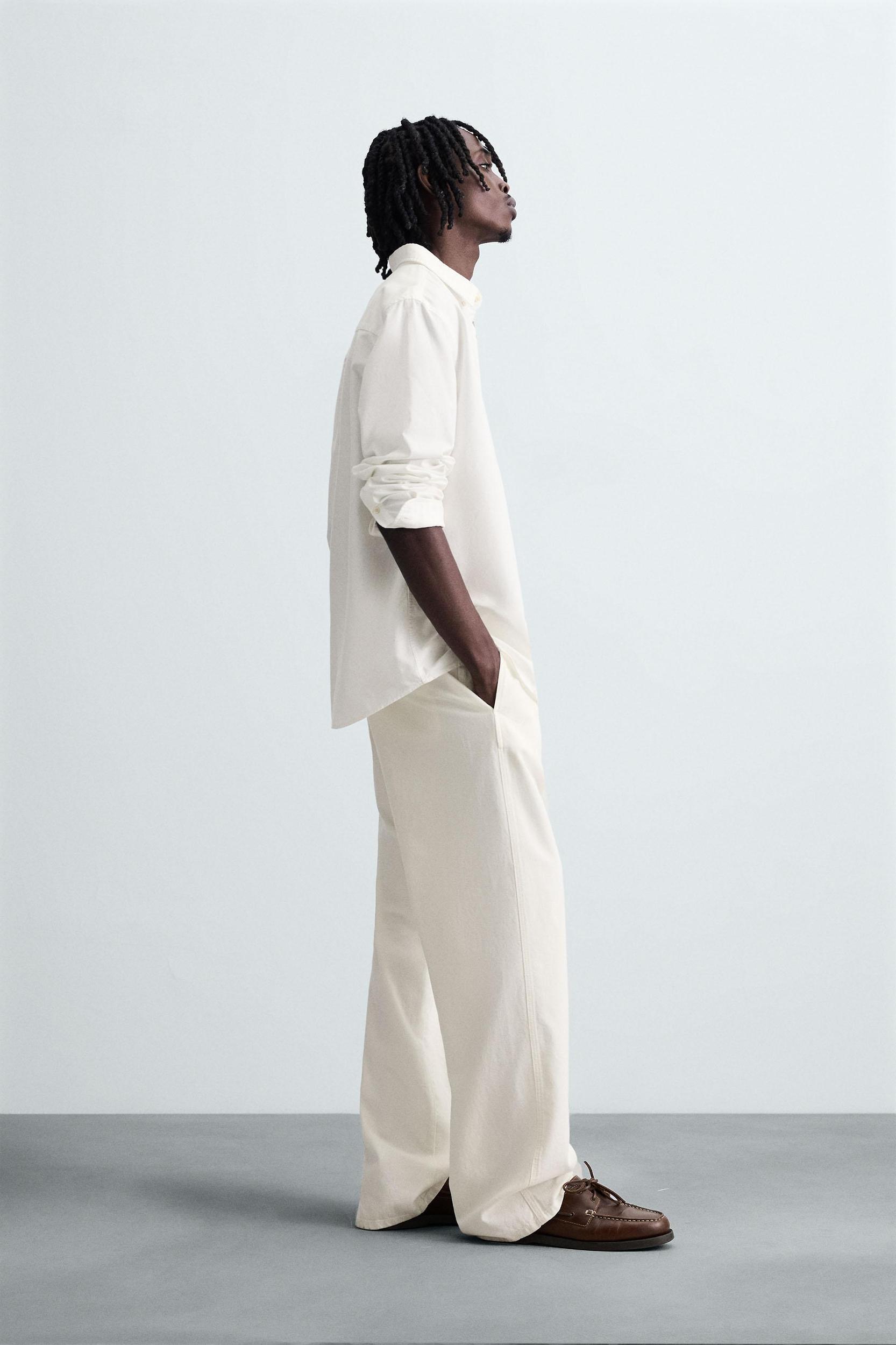 COTTON HEMP CHINO PANTS Product Image