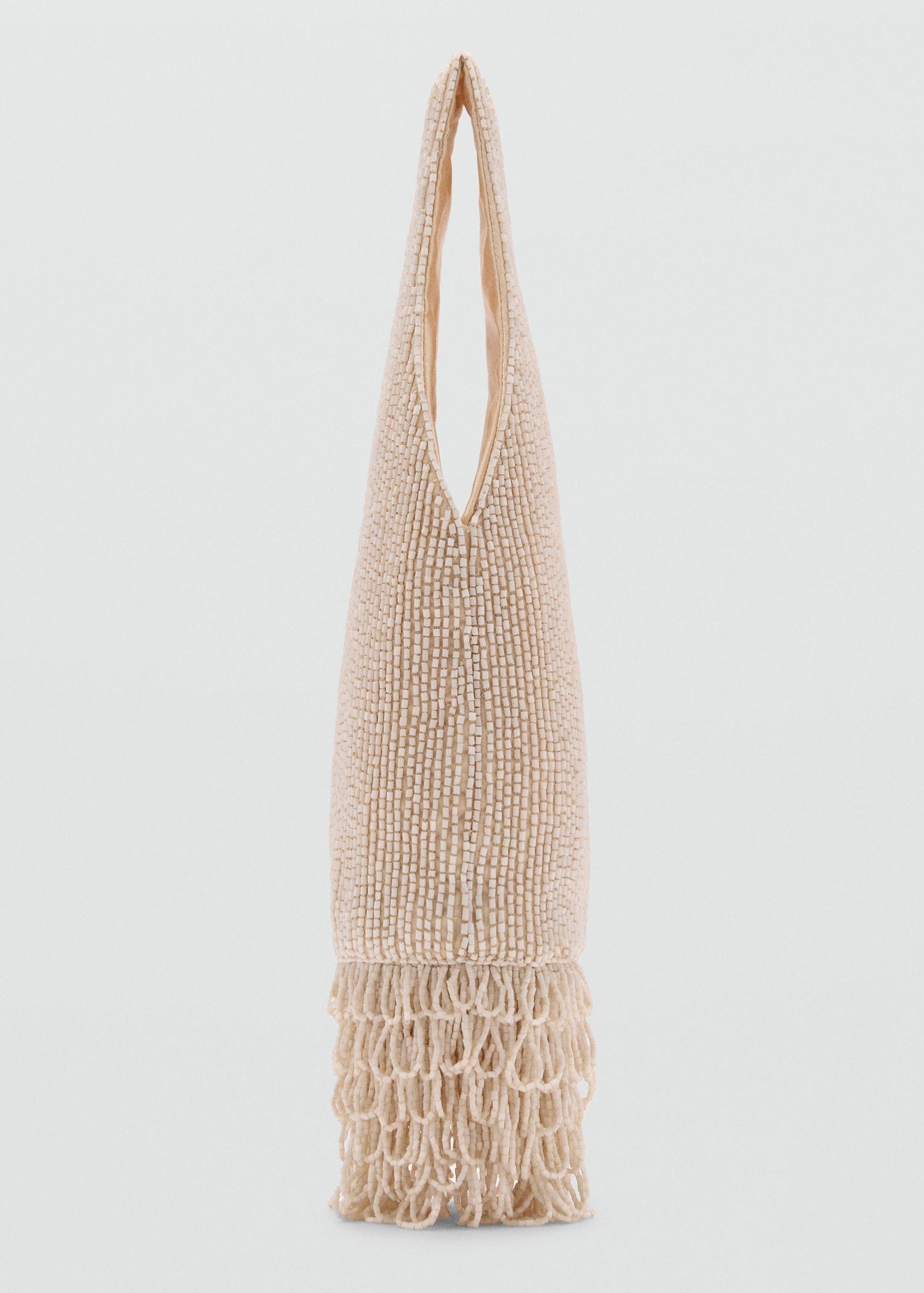 Rhinestone-embroidered handbag - Women | MANGO USA Product Image