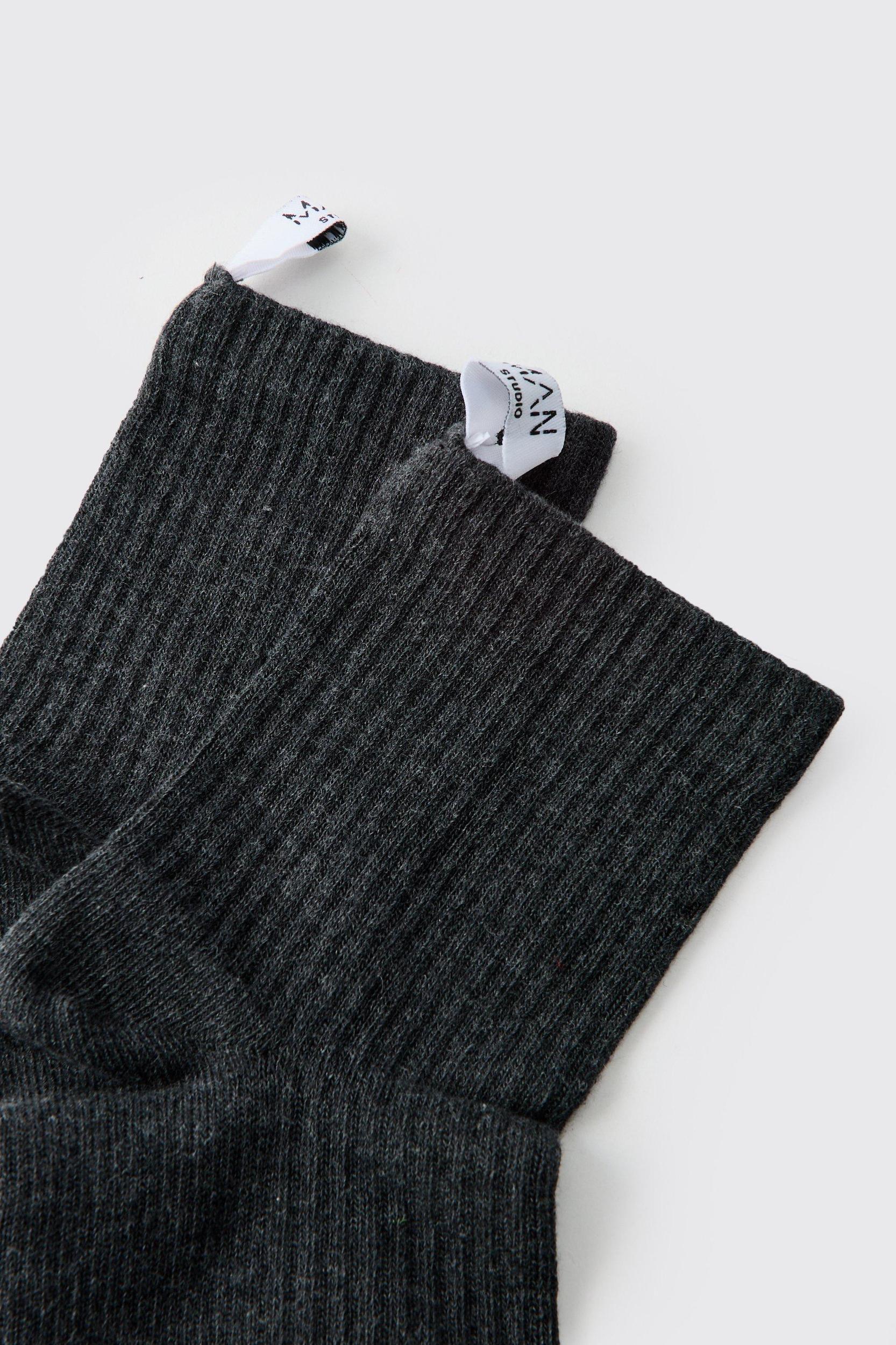 Man Woven Tab Socks | boohooMAN USA Product Image