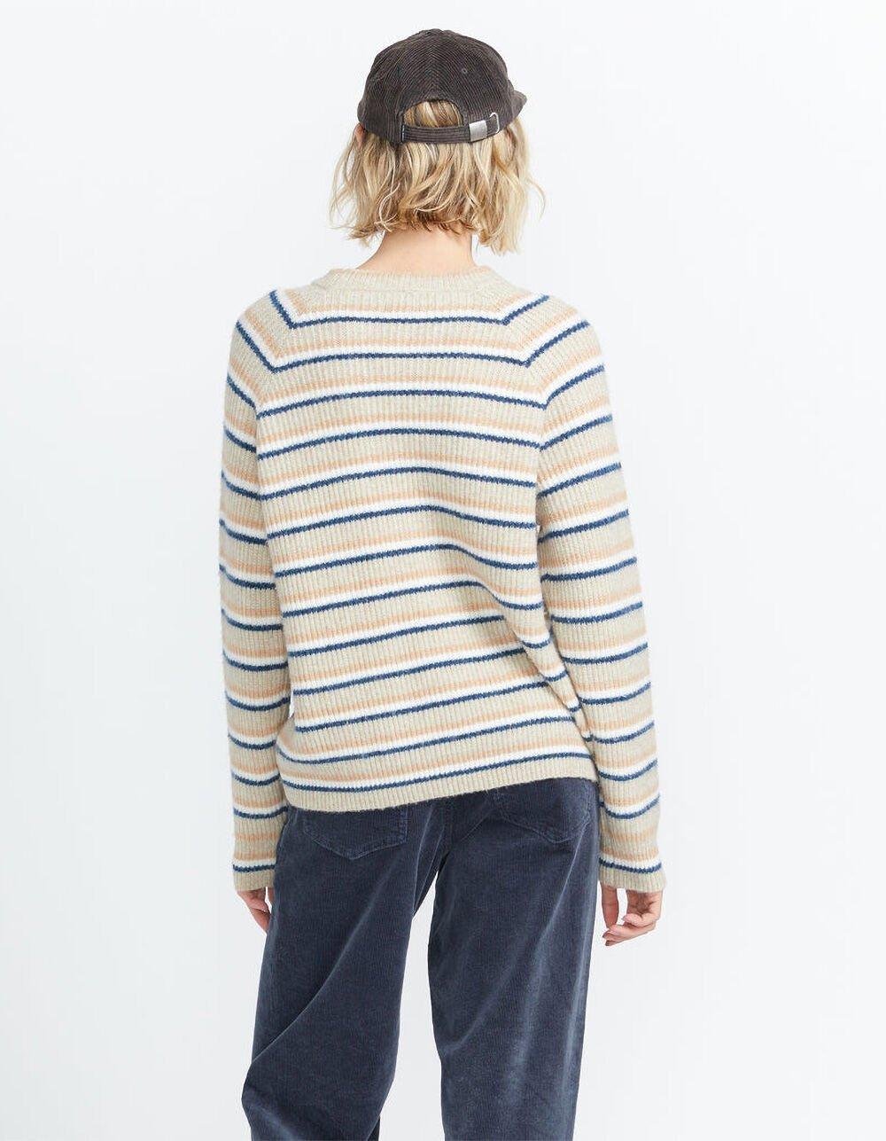 VOLCOM Girl Guide Womens Sweater - WHITE COMBO Product Image