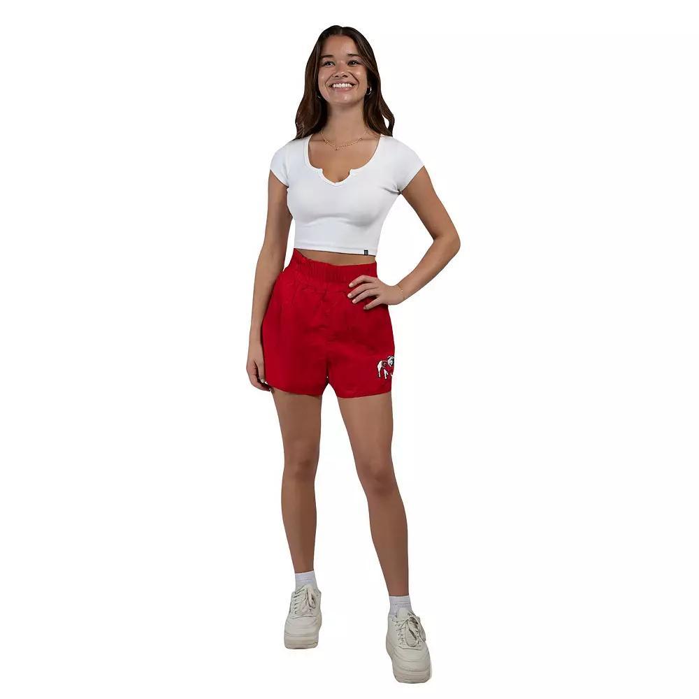 Women's Hype and Vice  Red Georgia Bulldogs Boxer Shorts, Size: XL Product Image