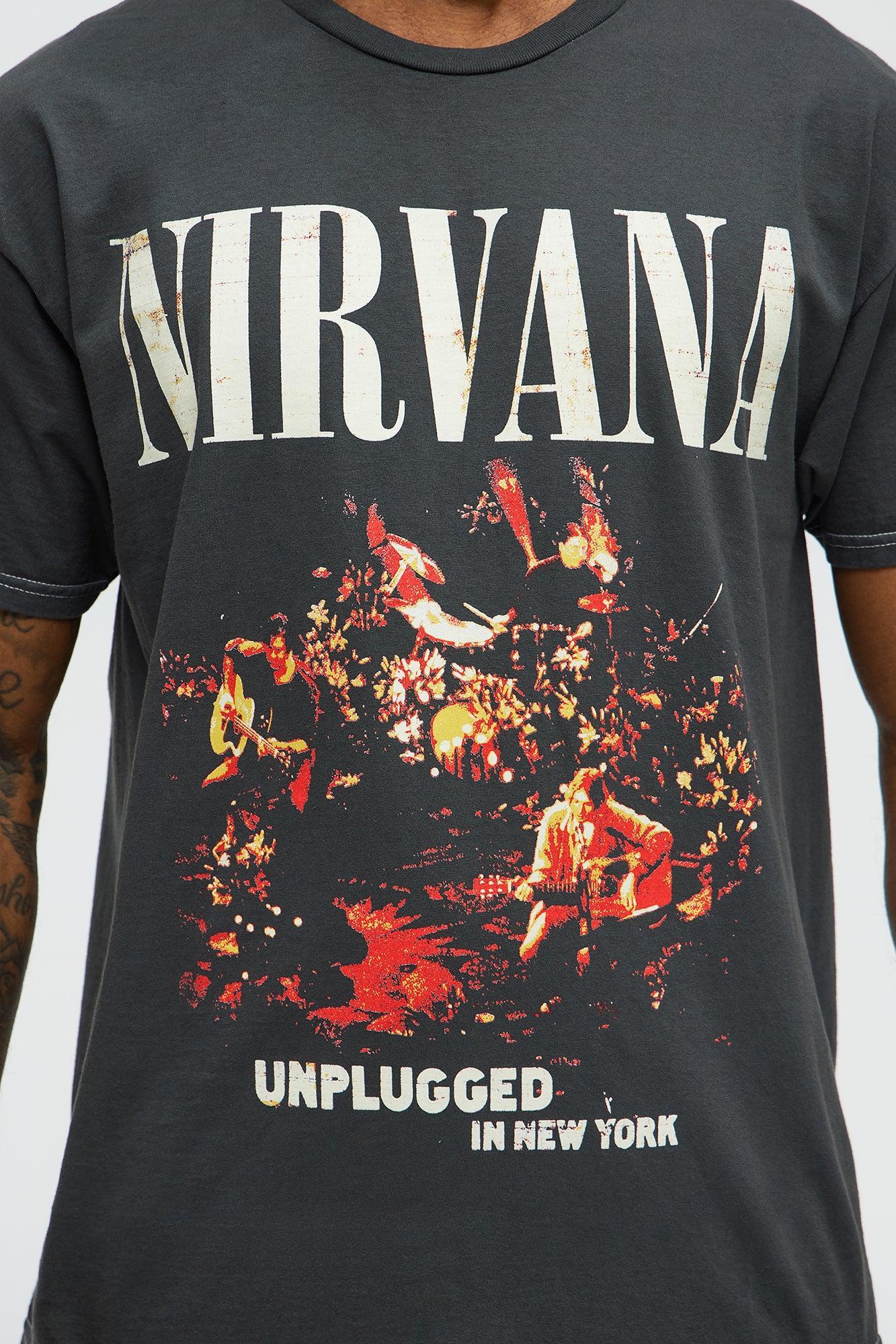 Nirvana New York Unplugged Short Sleeve Tee - Black Male Product Image