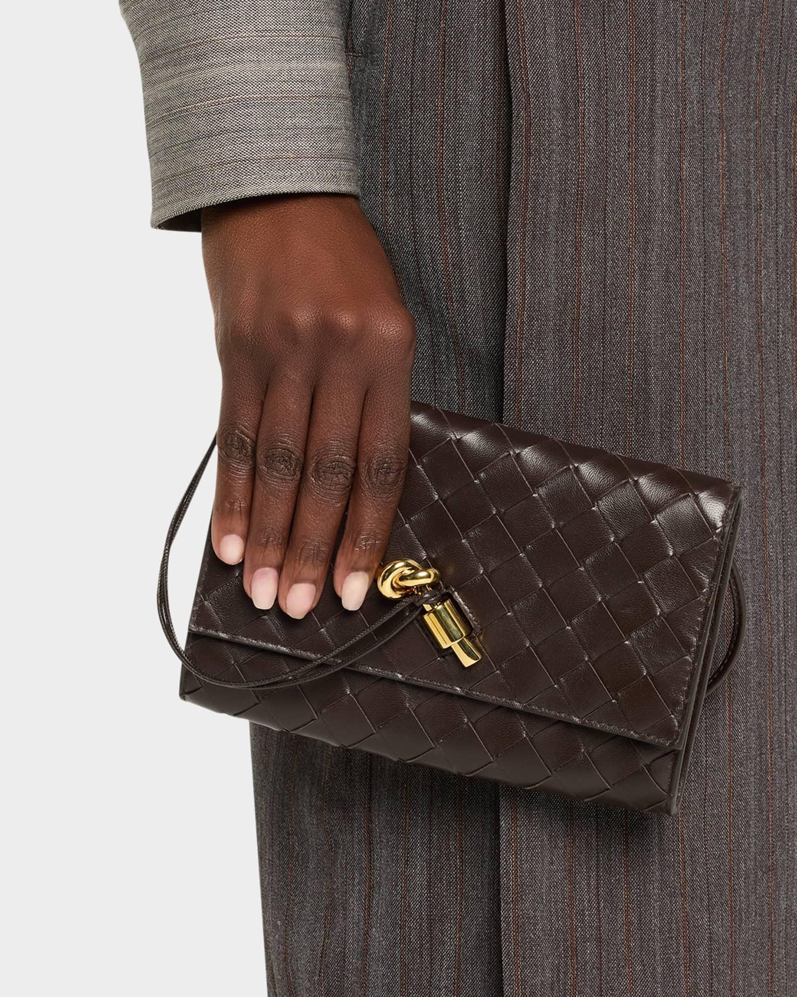 Andiamo Metallic Leather Pouch Bag Product Image