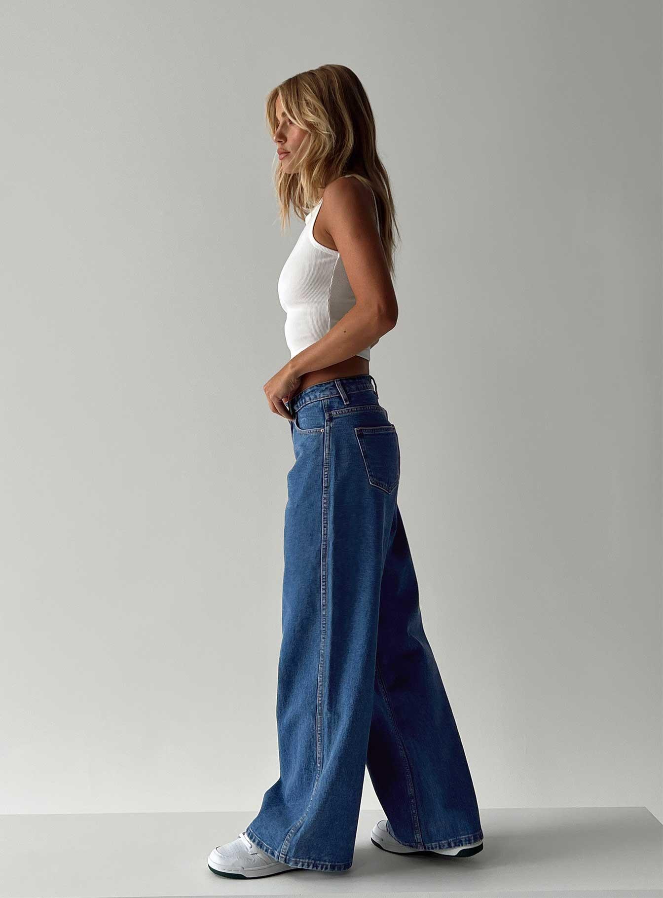 Ramos Low Rise Jeans Denim Product Image