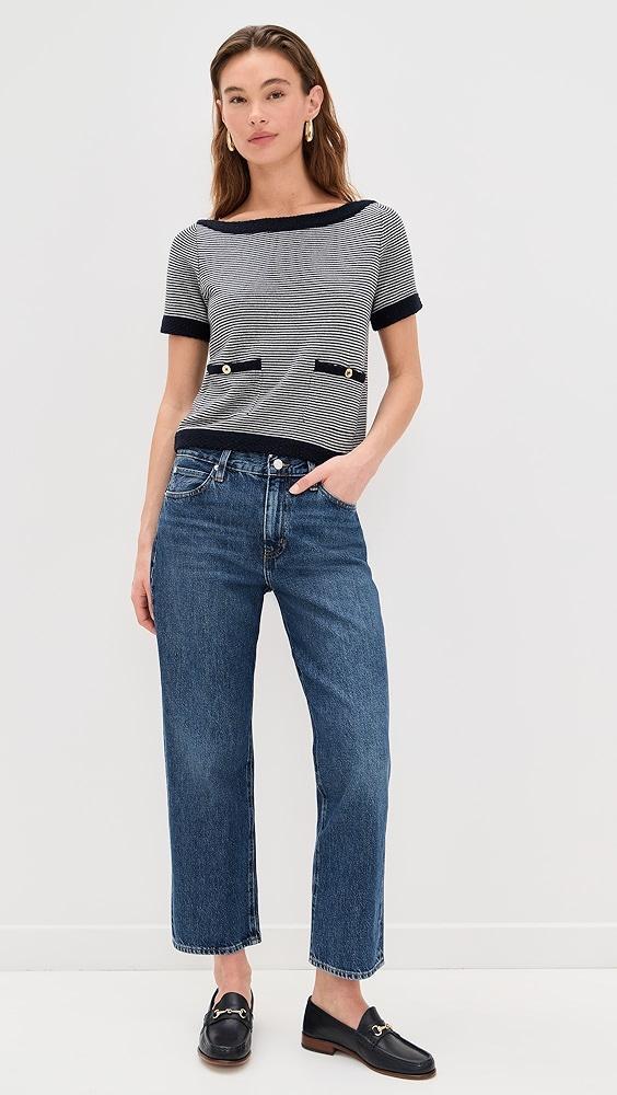 FRAME The Cashmere Boat Neck Top | Shopbop Product Image