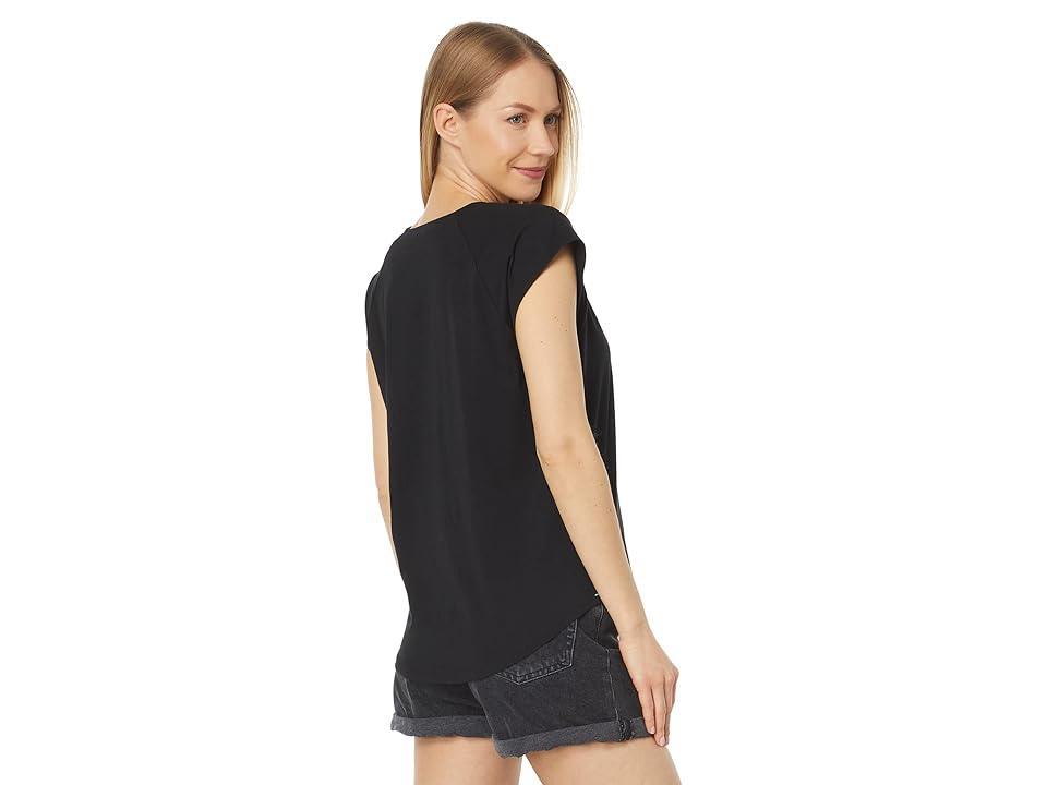 Lilla P Short Sleeve V-Neck Raglan Women's Clothing Product Image