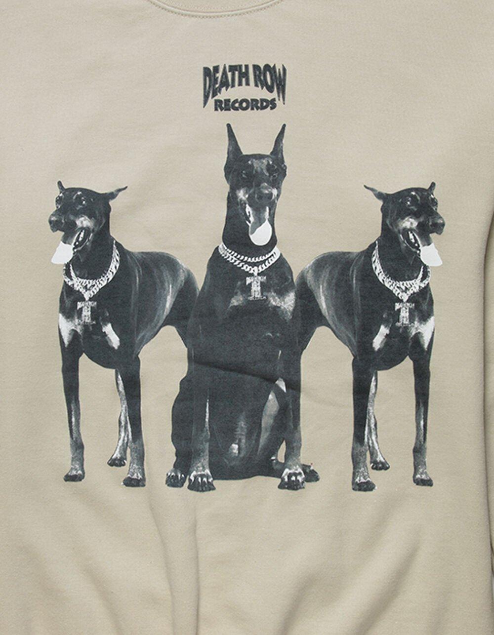 DEATH ROW RECORDS Mens Crewneck Sweatshirt - SAND Product Image