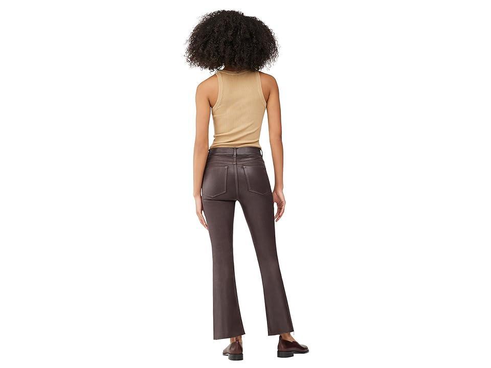 DL1961 Bridget Boot High-Rise Crop Jeans in Chestnut (Chestnut) Women's Jeans Product Image