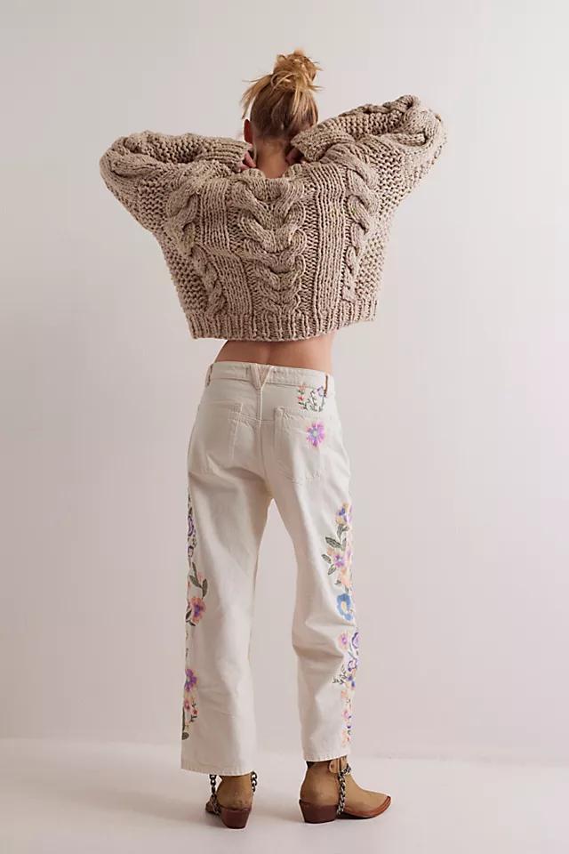 We The Free Willow Floral Embroidered Jeans Product Image